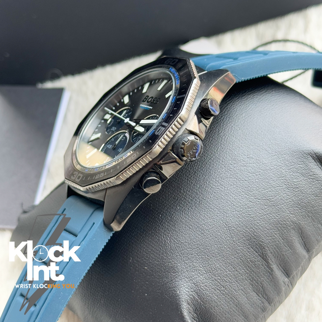 Hugo Boss Energy Chronograph Silicon Strap Watch | Authentic | HB1513972_img_1