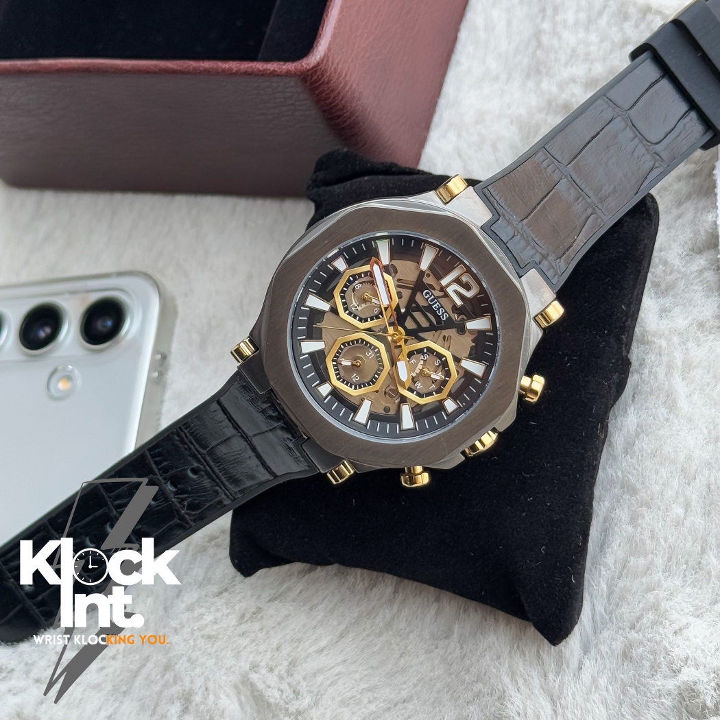 Guess Mens Black Gunmetal Multifunction Watch | GW0492G1_img_1