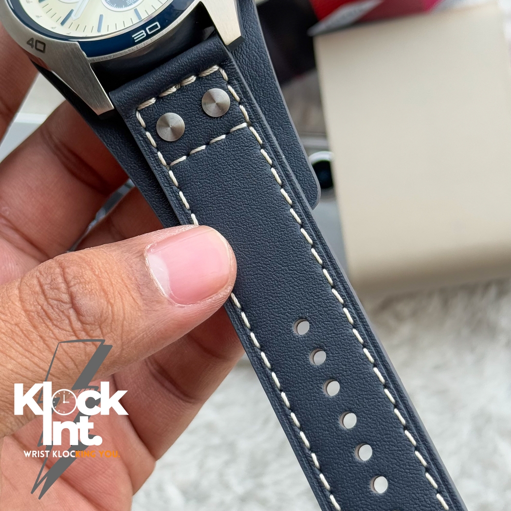 Fossil Coachman Chrongoraph | Blue belt Cream dial | Authentic_img_5