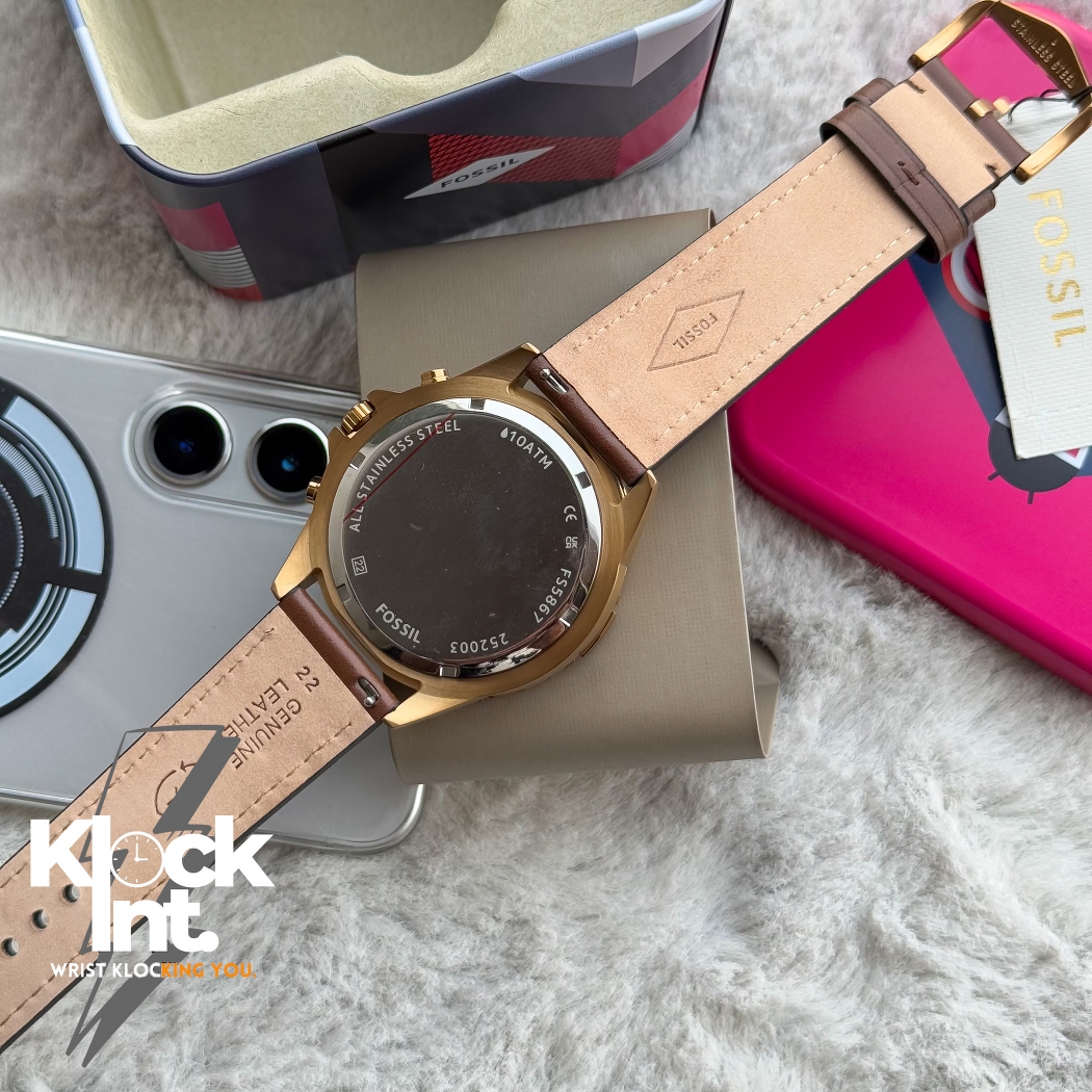 Fossil Golden Chronograph | Authentic Brown_img_6