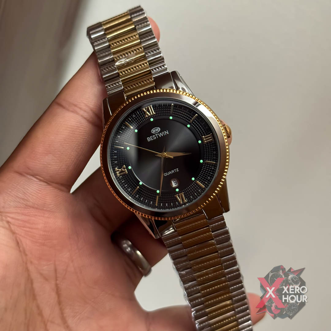 Bestwin BW232 || Formal Watch || Dual Tone Blue Dial_img_4