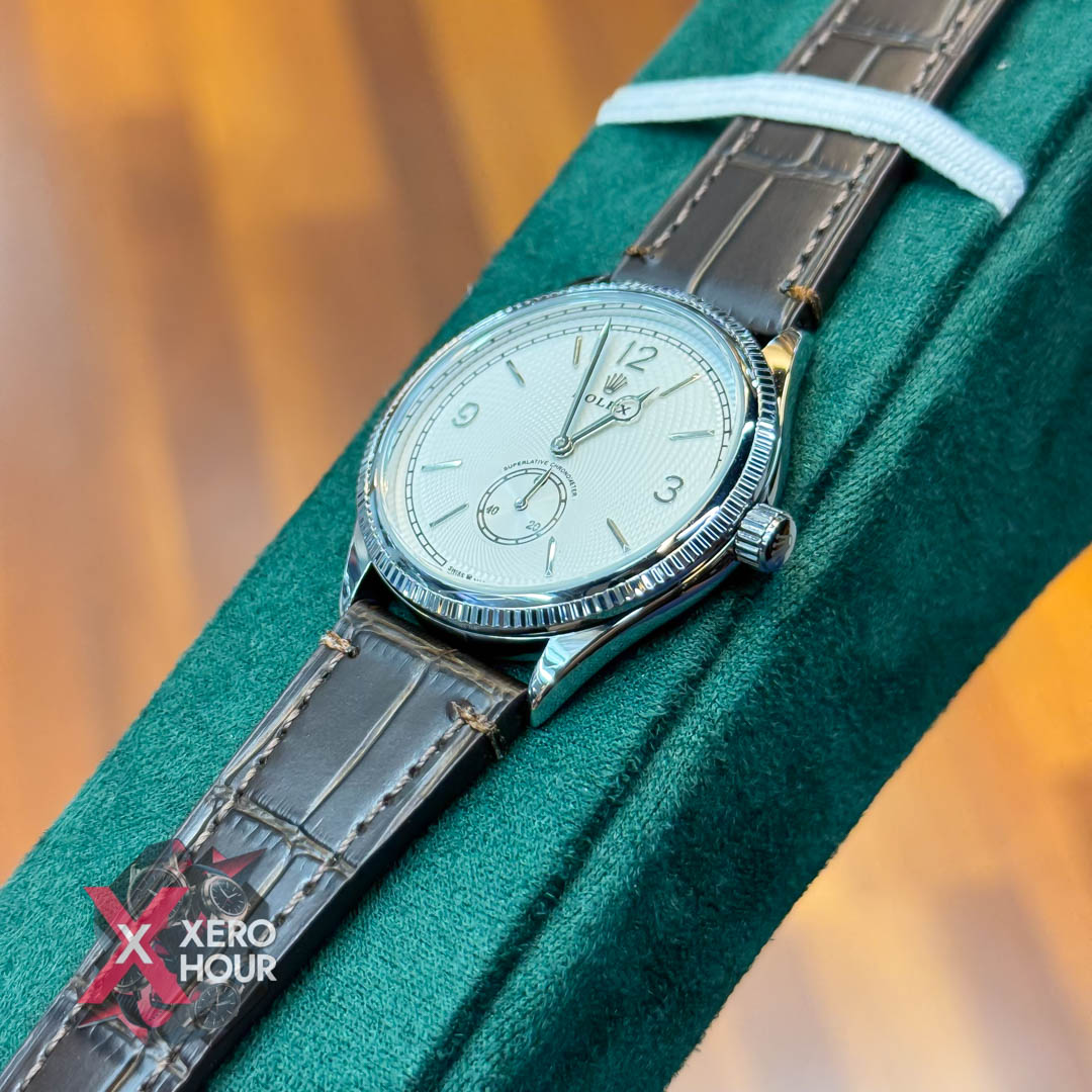 Rolex 1908 Classic Series | Brown blet silver white dial_img_4