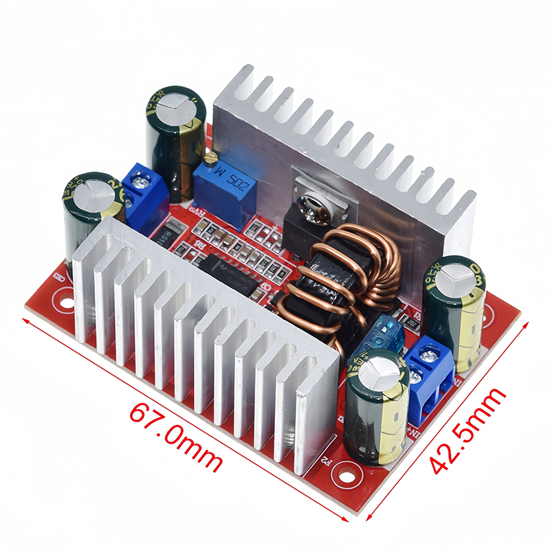 DC 400W 15A Step-Up Boost Converter Module | 8.5V–50V to 10V–60V Adjustable Power Supply | Constant Current LED Driver Charger
