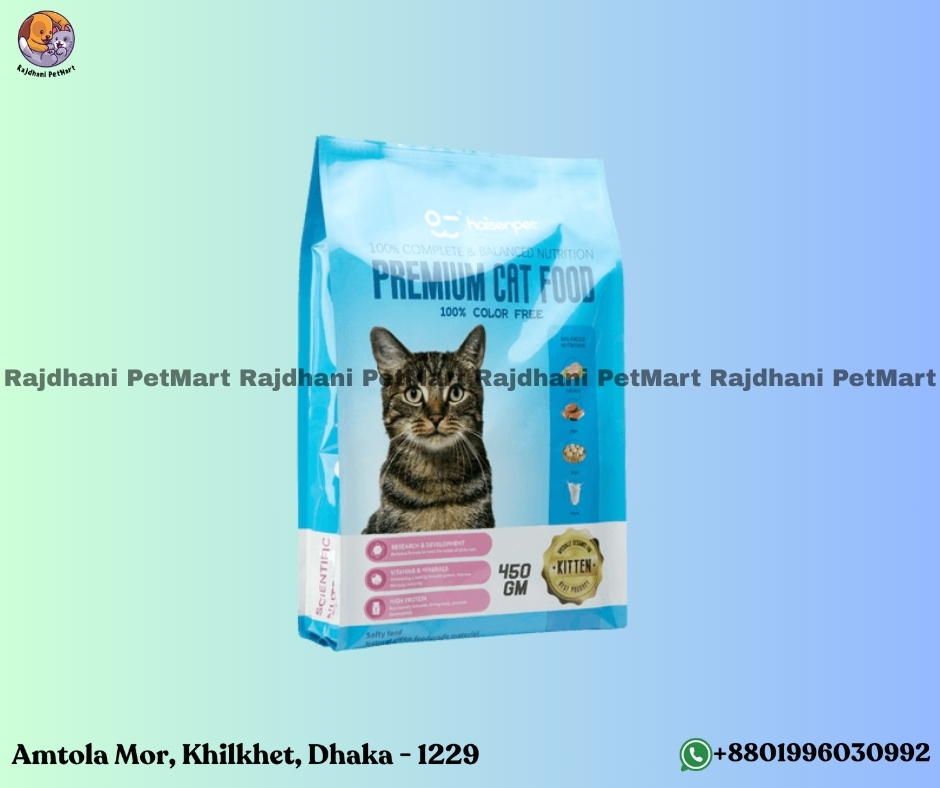 Haisenpet Premium Kitten Food Chicken, Fish, Egg & Milk 450gm