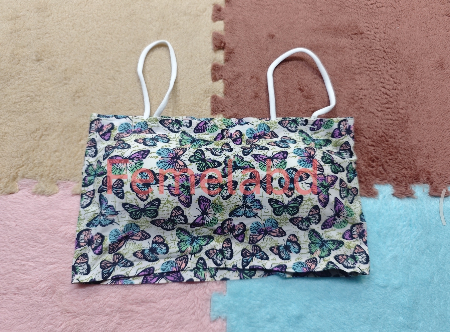 Ice Silk printed Crop Tops For Women Soft No Wire One-Piece Brassiere Seamless Beauty Bra Summer Wrap Chest Female Lingberries Bandeau Top_img_3