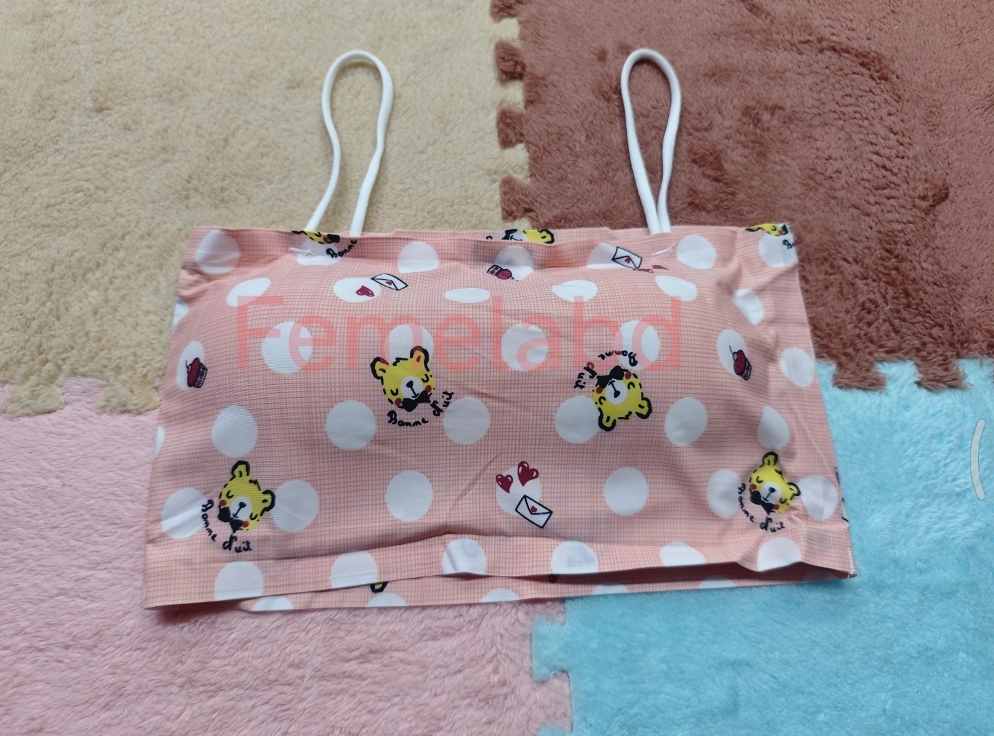 Ice Silk printed Crop Tops For Women Soft No Wire One-Piece Brassiere Seamless Beauty Bra Summer Wrap Chest Female Lingberries Bandeau Top_img_7