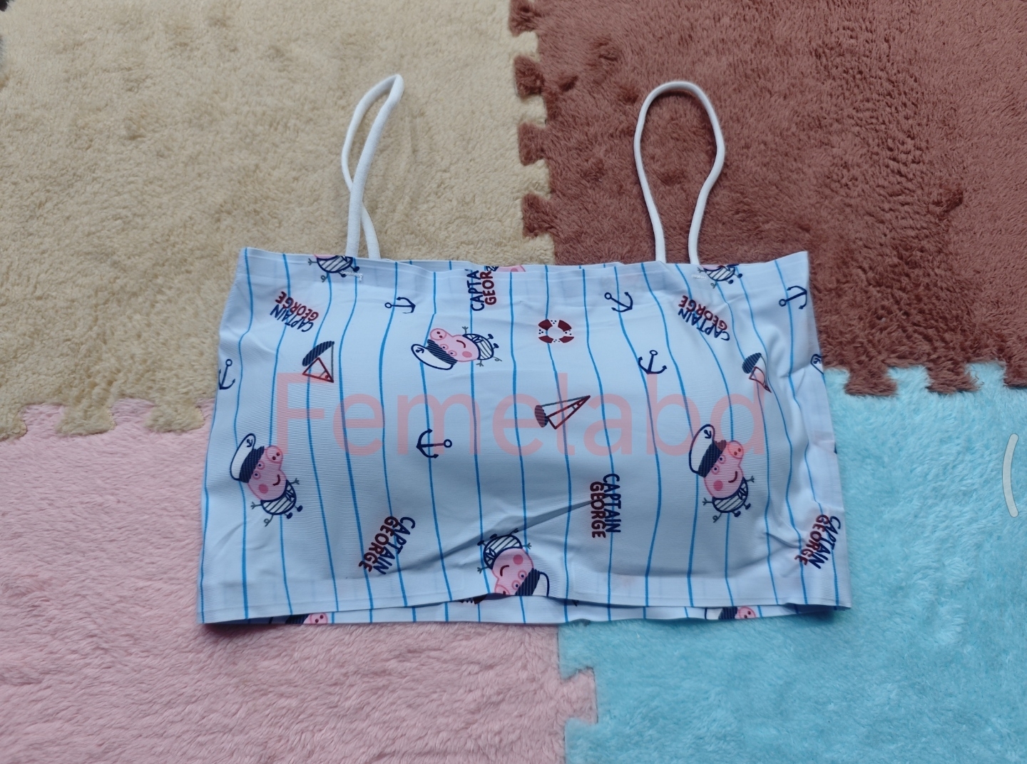 Ice Silk printed Crop Tops For Women Soft No Wire One-Piece Brassiere Seamless Beauty Bra Summer Wrap Chest Female Lingberries Bandeau Top_img_11