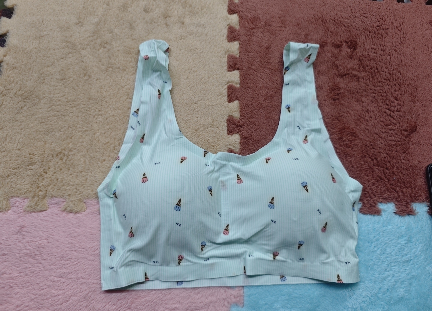 Women's ice silk Underwear Top Women's Girls Comfort Fashion Tank Up_img_4