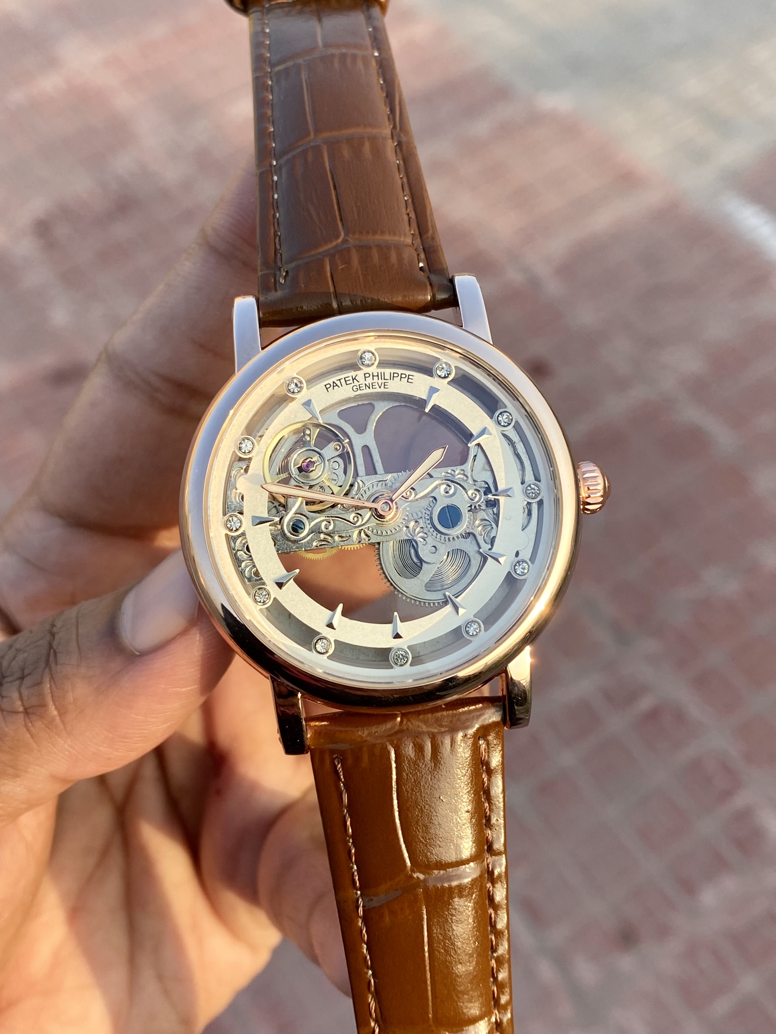 Patek Philippe Skeleton Dial Watch – Mastercopy_img_0