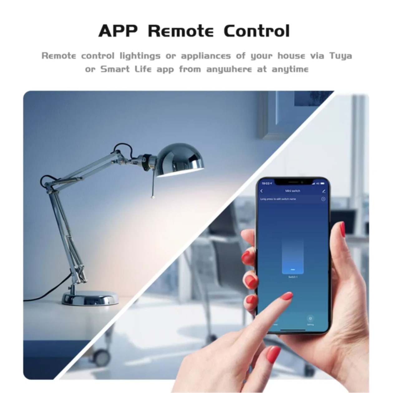 Smart WiFi + RF Switch Relay & Dimmer (Tuya) | App, Remote & Voice Control | Smart Life, Alexa, Google Home_img_5