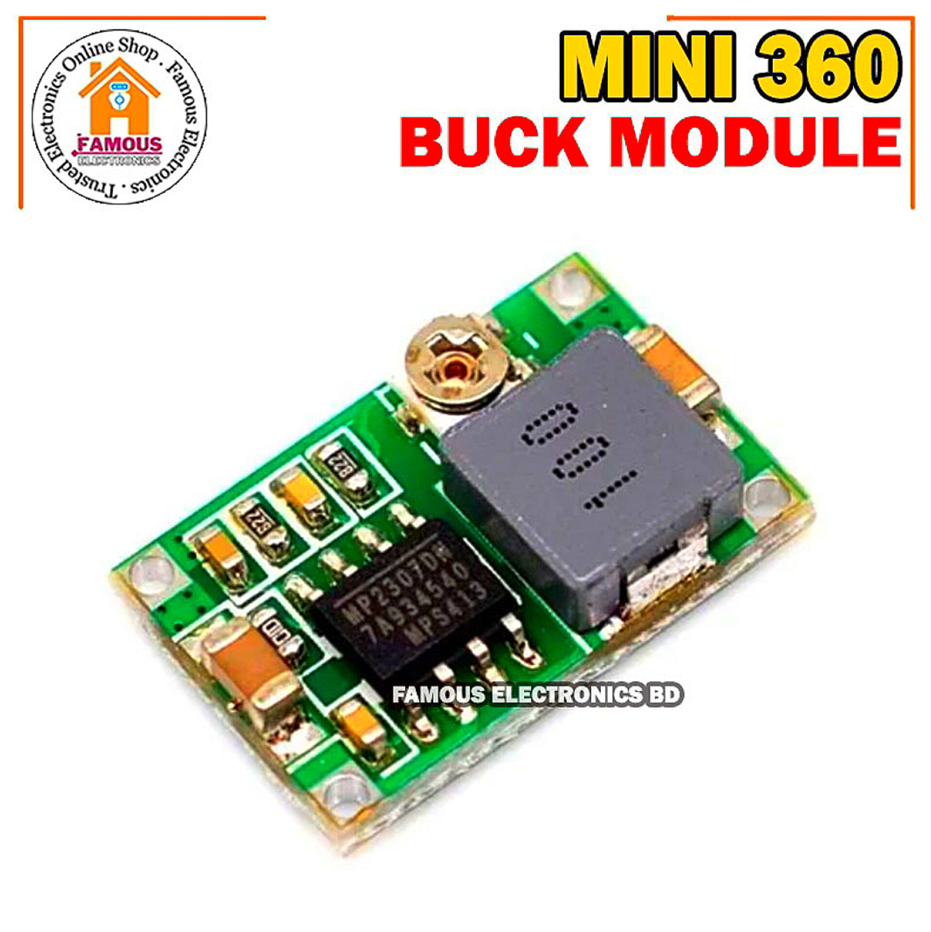 Mini 360 Buck Converter Mini 360 DC DC Step Down Module Adjustable Module 4.75V-23V To 1V-17V 1.8A Power Supply Buck Adapters Module_img_0
