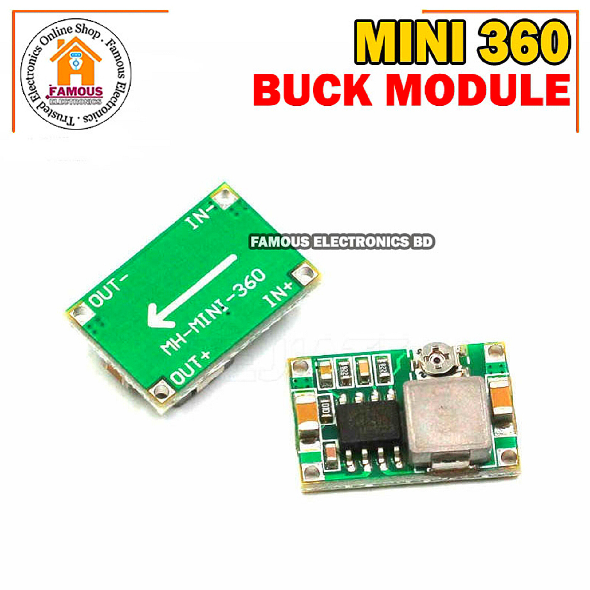 Mini 360 Buck Converter Mini 360 DC DC Step Down Module Adjustable Module 4.75V-23V To 1V-17V 1.8A Power Supply Buck Adapters Module_img_4