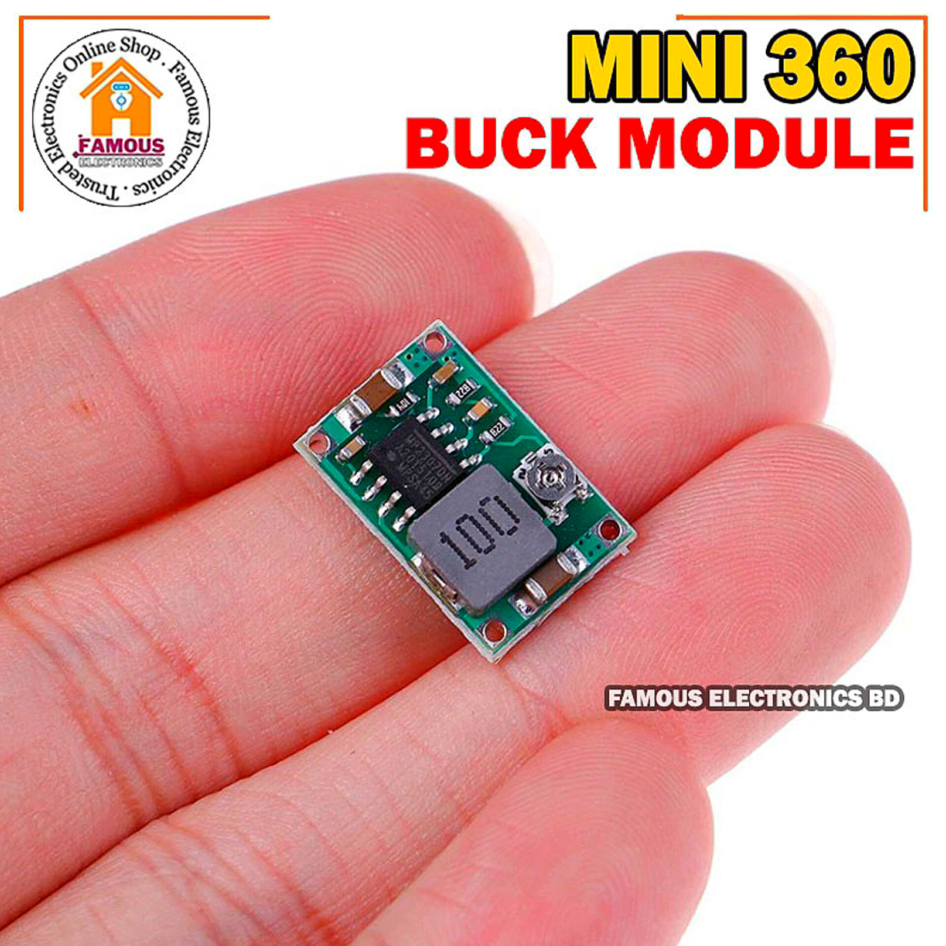 Mini 360 Buck Converter Mini 360 DC DC Step Down Module Adjustable Module 4.75V-23V To 1V-17V 1.8A Power Supply Buck Adapters Module_img_7