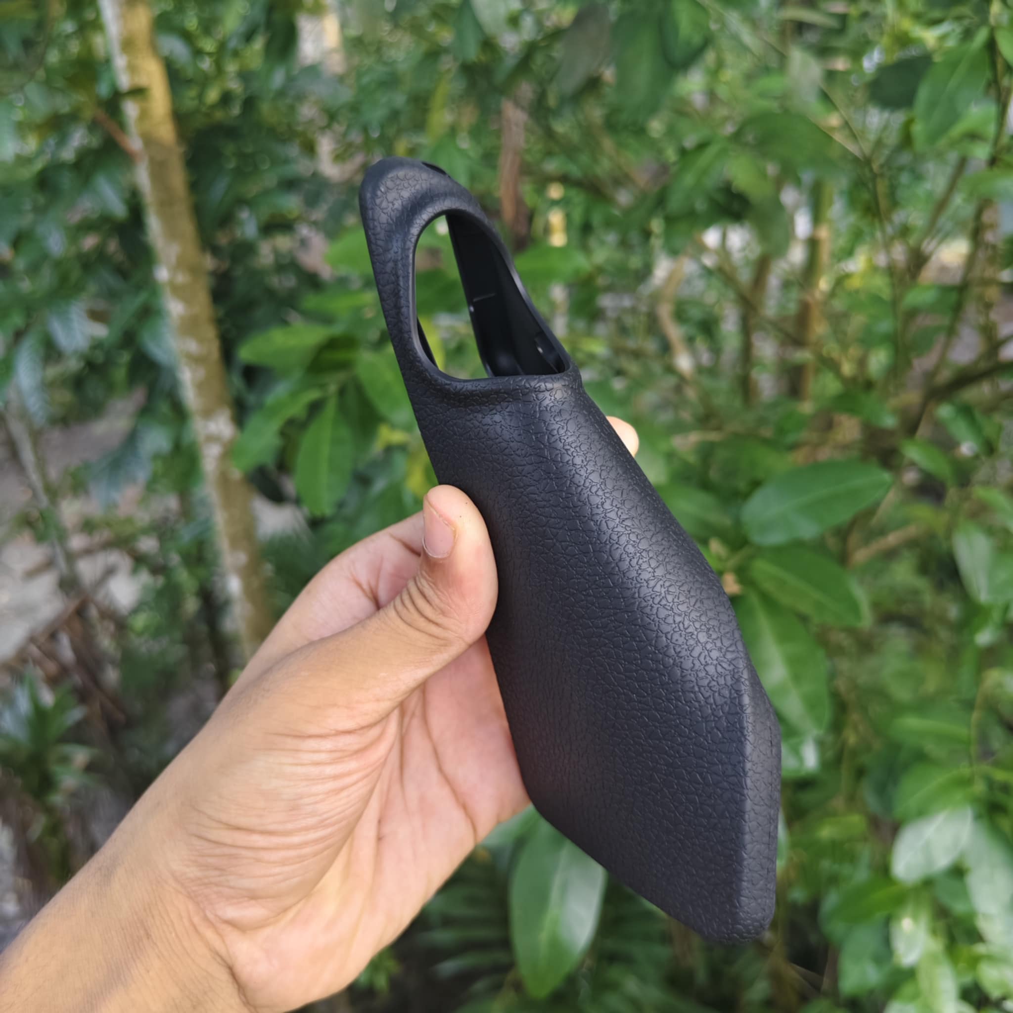 IQOO Z9 turbo leather pattern solid color frosted silicone cover_img_1