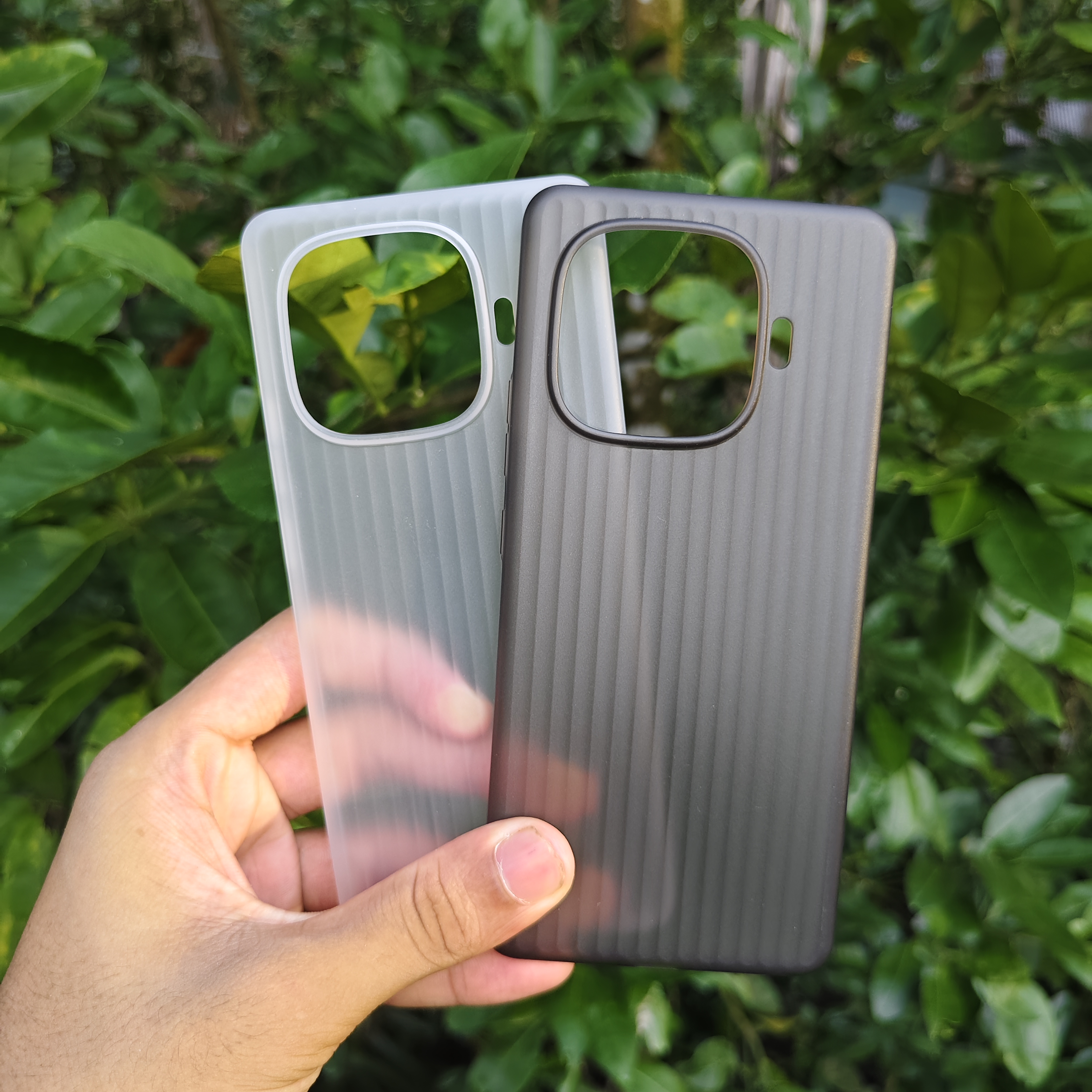 IQOO Z9TURBO Ultra-thin transparent non-yellowing PP shell corrugated mobile phone case_img_0