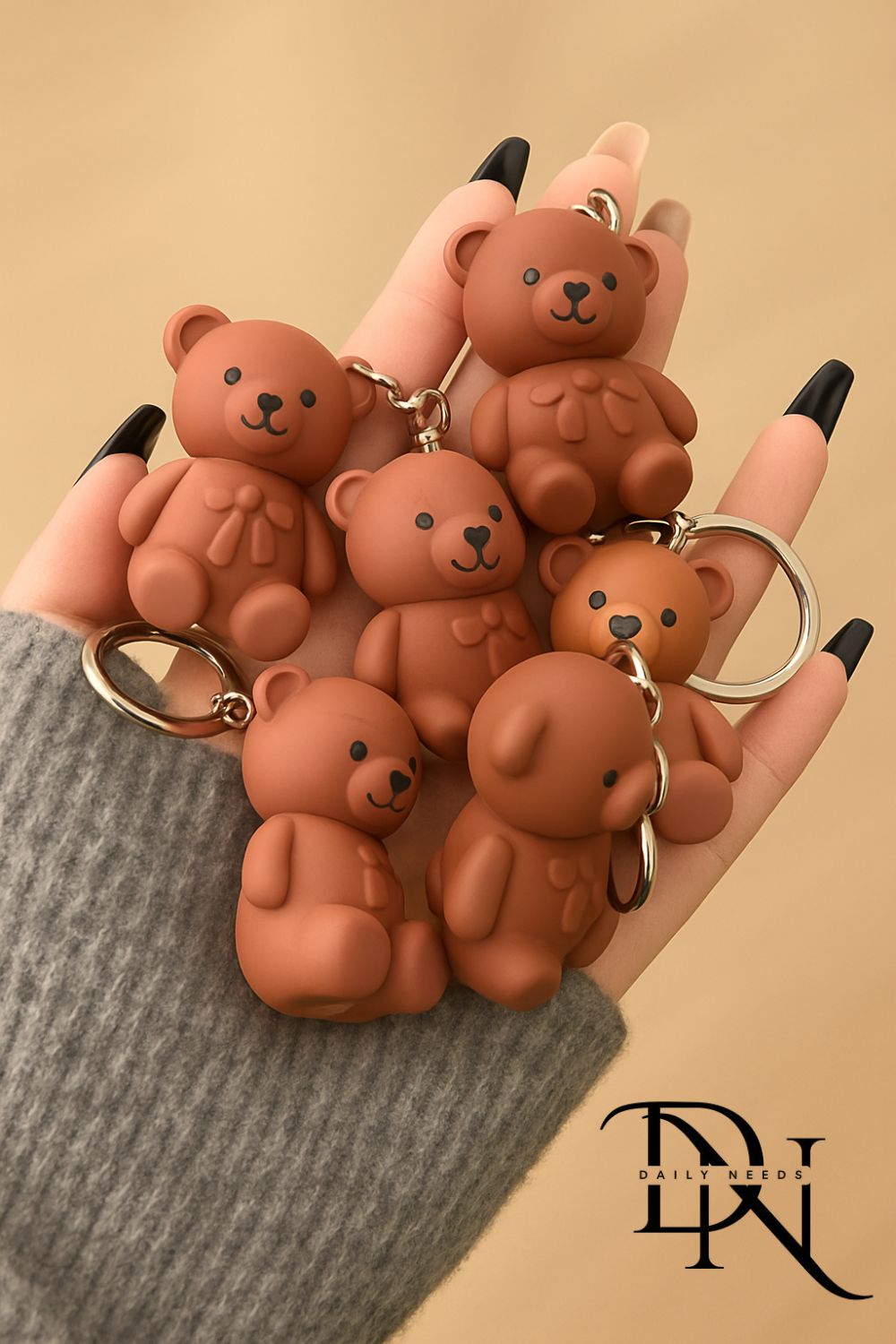 Bear Keychain Lip Mud Lipstick_img_0