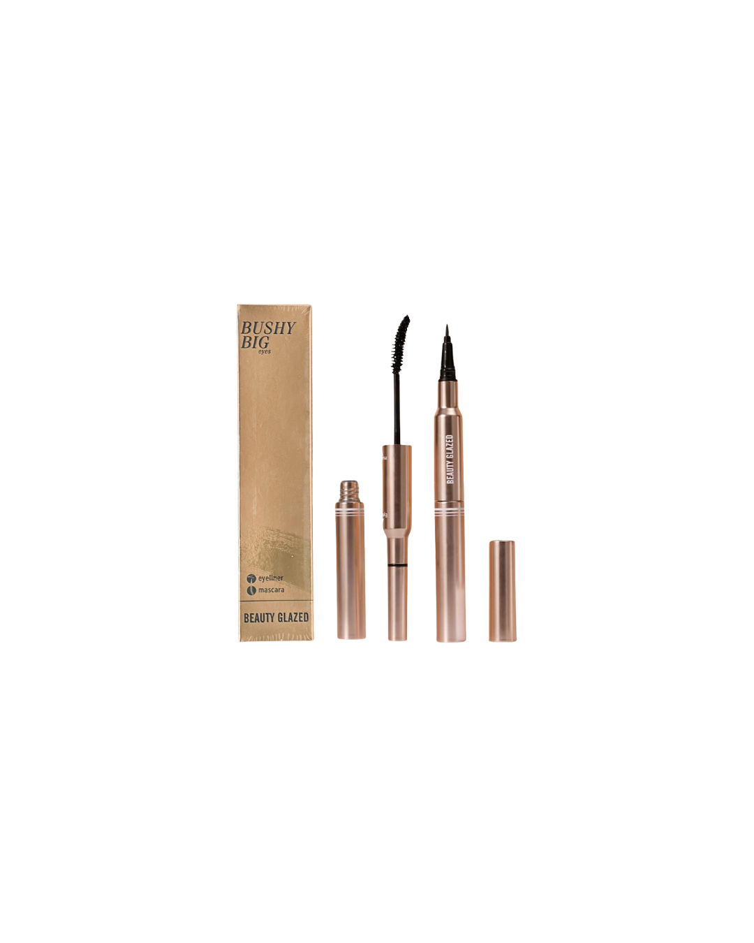 Beauty Glazed Bushy Big 2 in 1 Eye Liner & Mascara_img_1