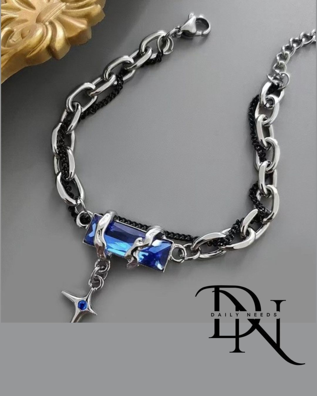 Cross-Border Diamond Star Winding Bracelet_img_3