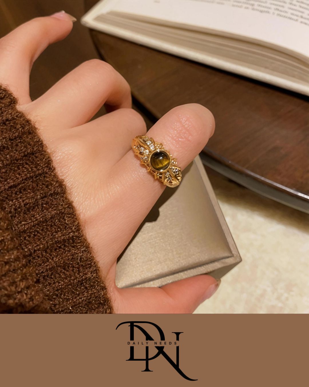 Golden Tiger Eye Ring_img_1