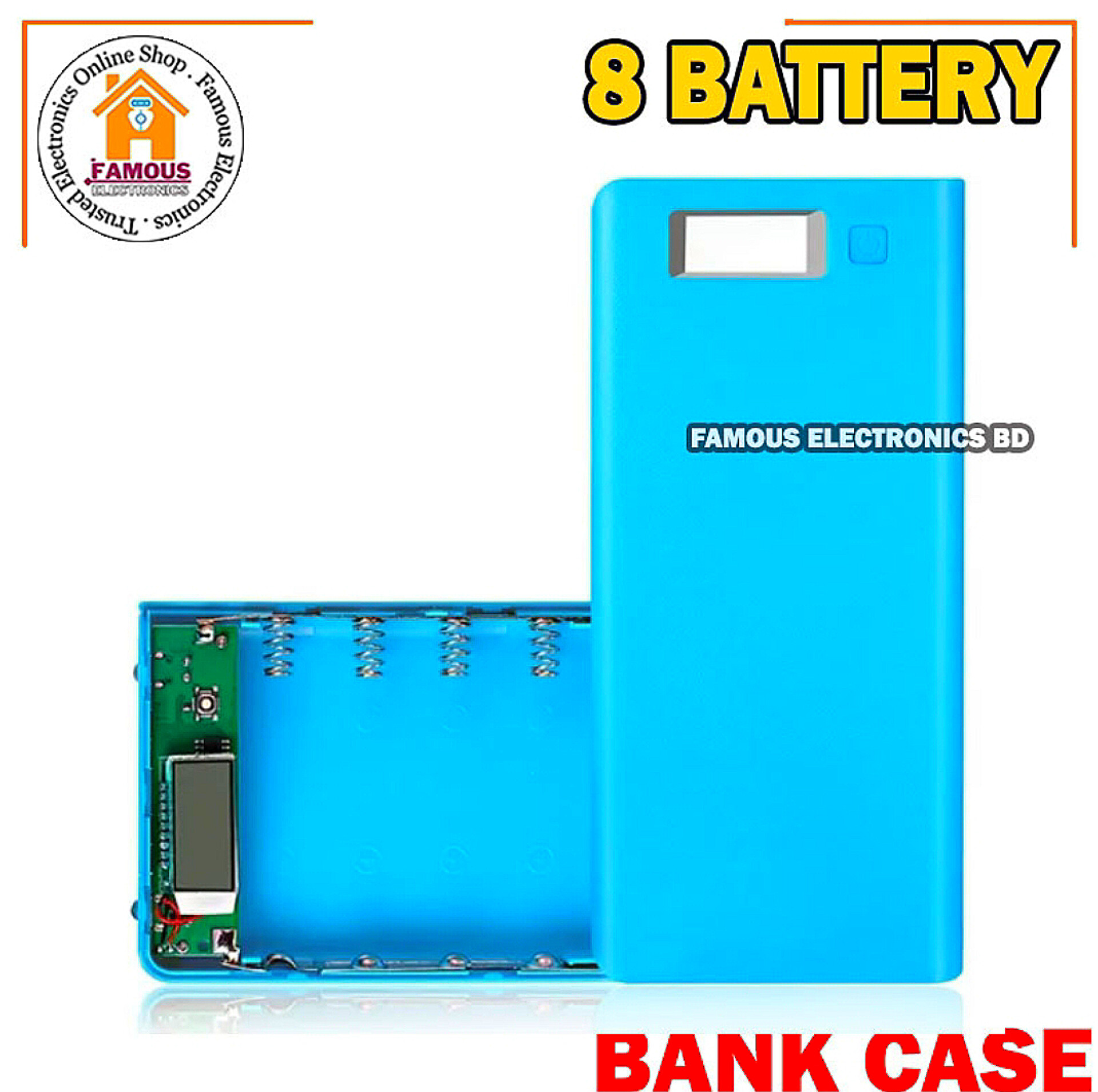 Power Bank Case 20000 mAh Rechargeable Batteries 8 Li-battery battery Power Bank Case_img_4