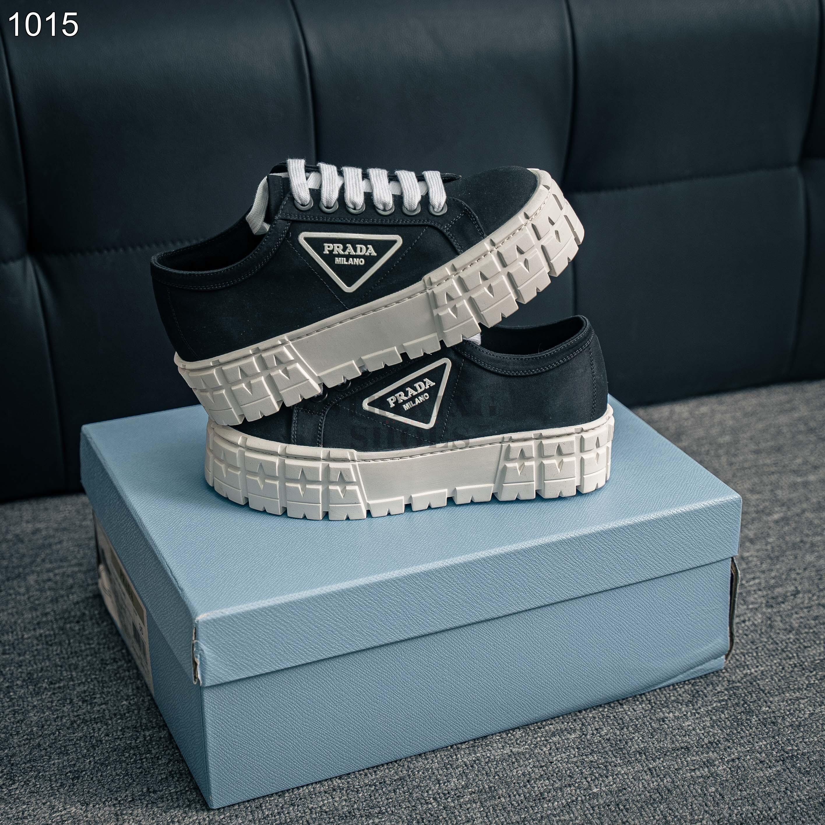 Prada Double Wheel Nylon Gabardine Sneakers_img_1