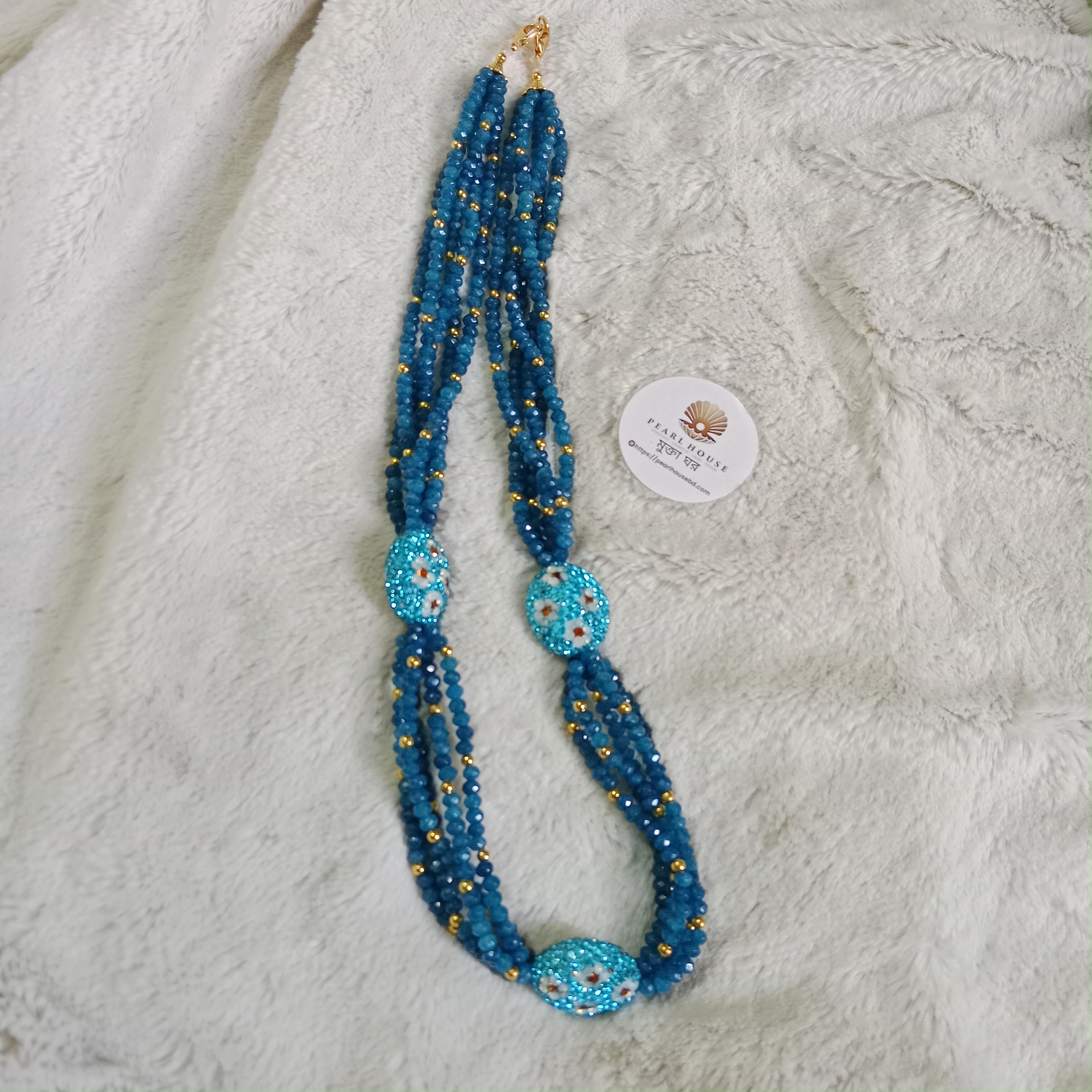 Exclusive 5 Layer Original  Jharkan stone necklace_img_3