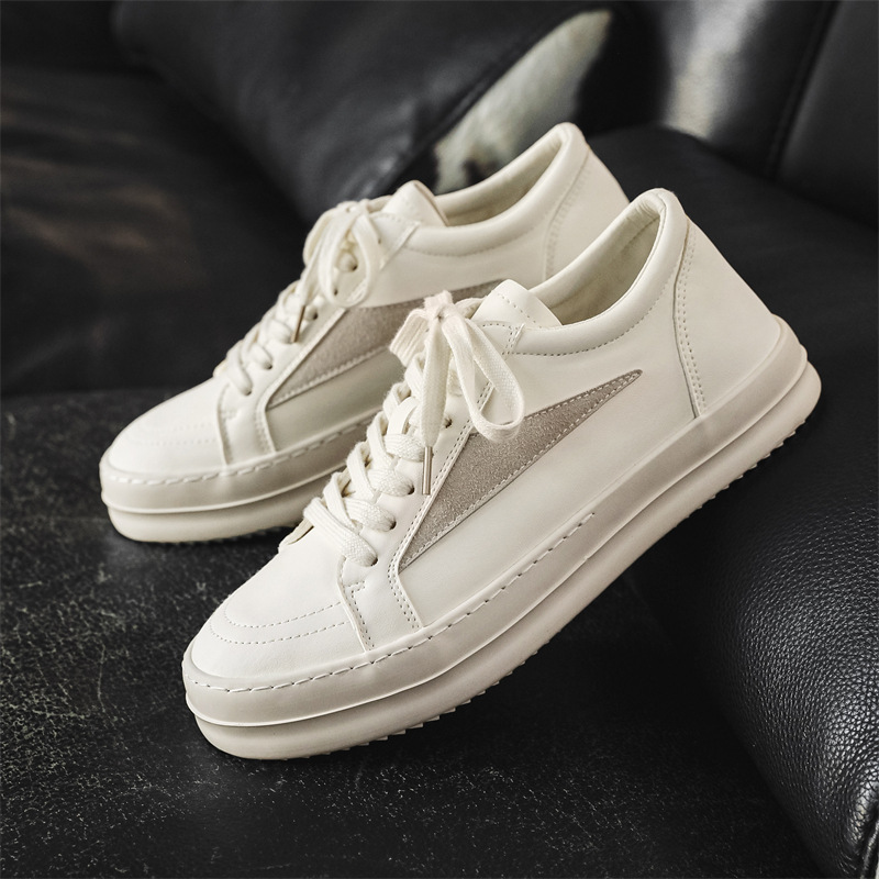 Vintage leather sneakers in black_img_6