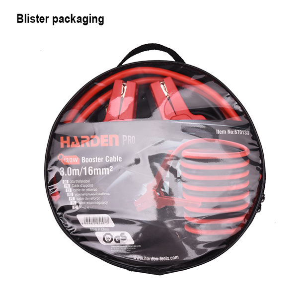 HARDEN 3Mx16mm² Booster Cable 200A Emergency Power Start Cable Car Battery Jumper Cables Booster Line Copper Wire 670133_img_8