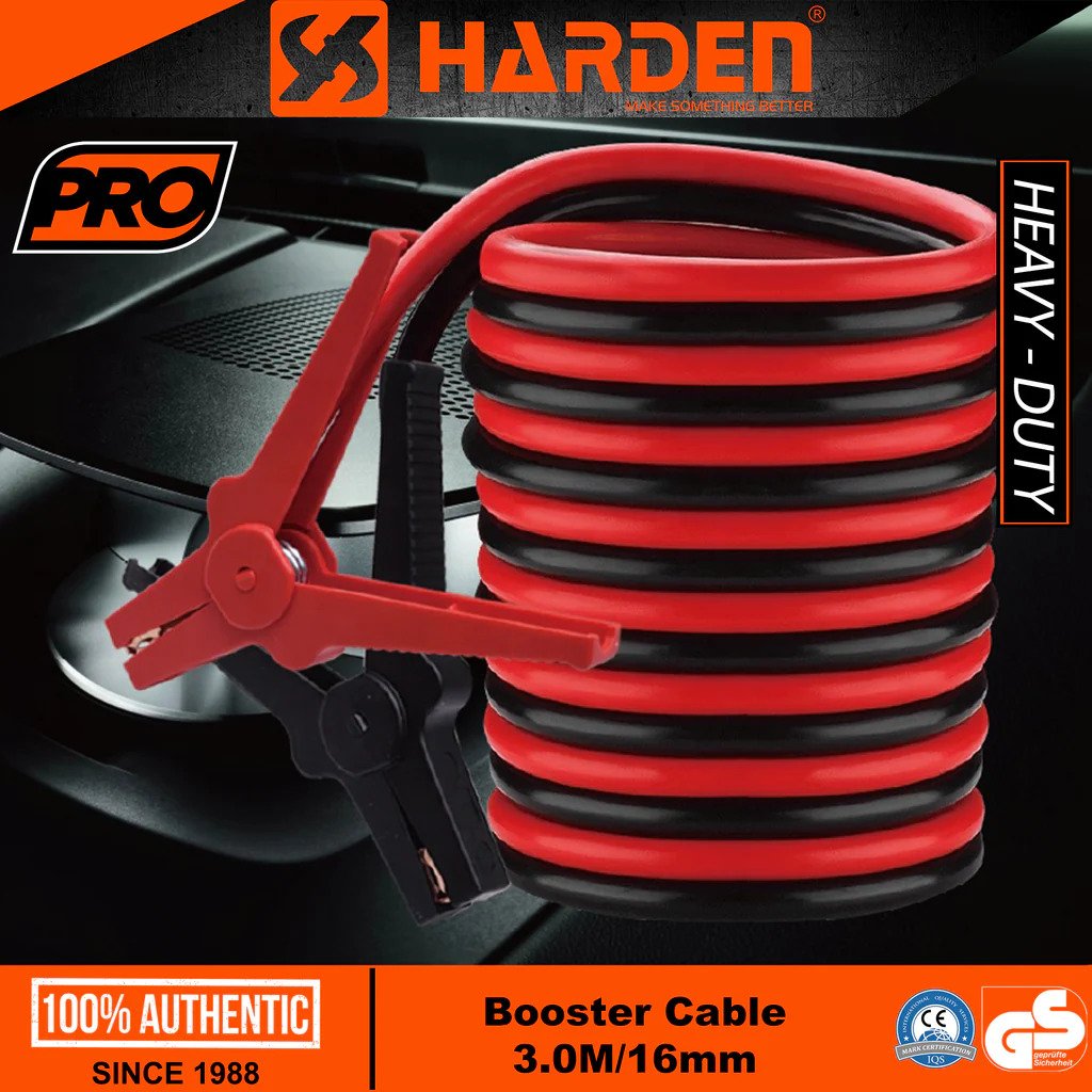 HARDEN 3Mx16mm² Booster Cable 200A Emergency Power Start Cable Car Battery Jumper Cables Booster Line Copper Wire 670133_img_10