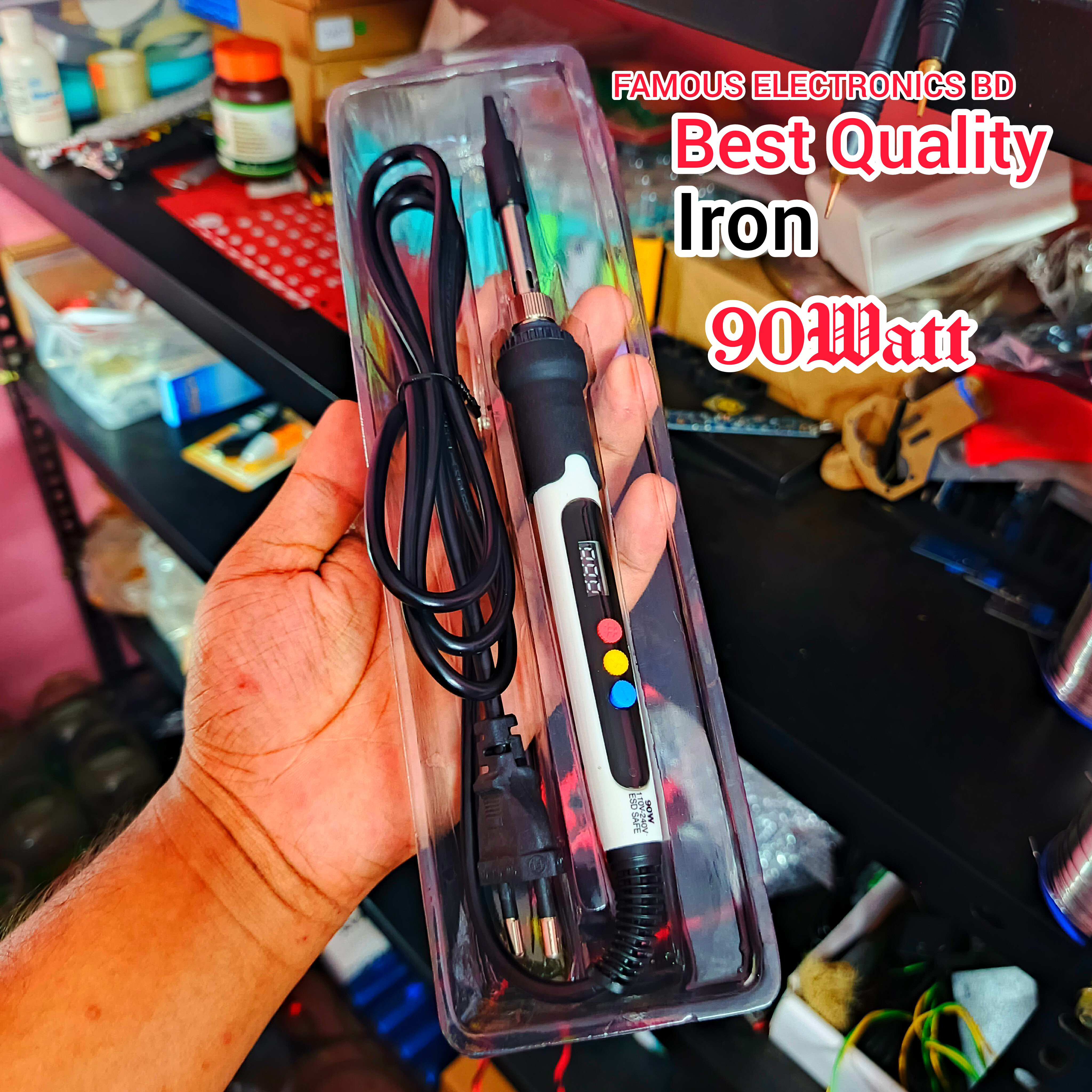 936H High Temperature Digital Display Soldering Iron 90W – Professional Grade for Precise Soldering Work_img_2