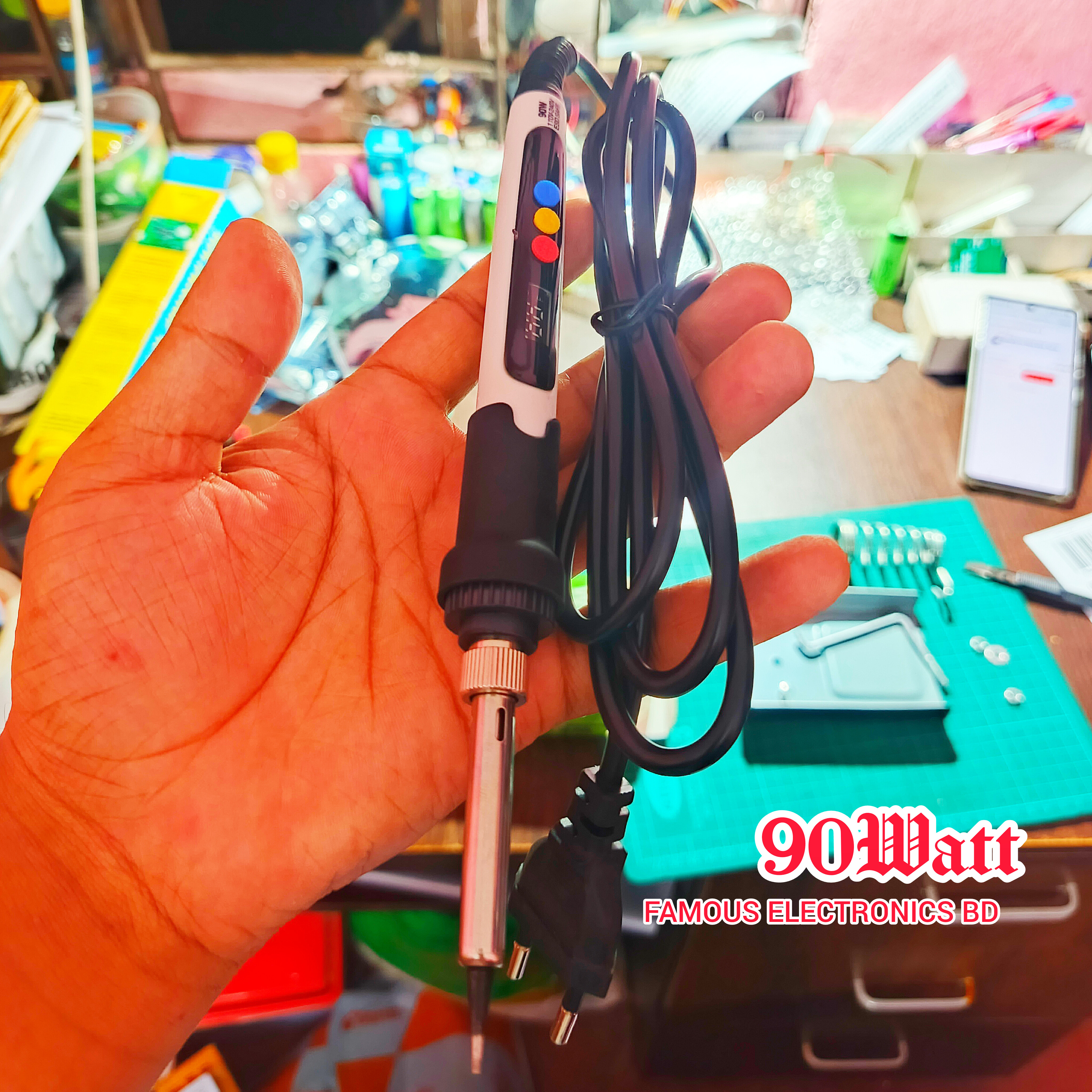 936H High Temperature Digital Display Soldering Iron 90W – Professional Grade for Precise Soldering Work_img_3