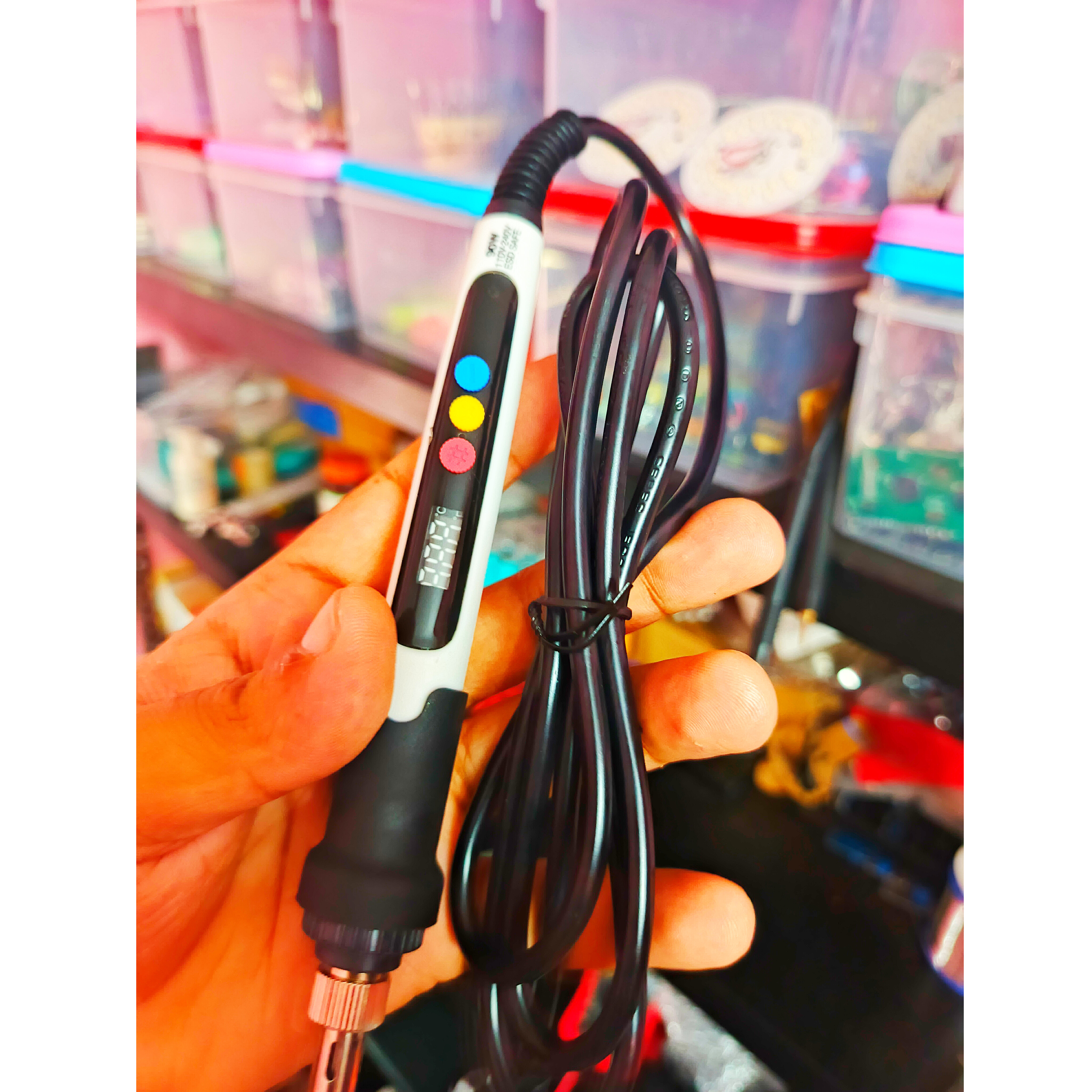 936H High Temperature Digital Display Soldering Iron 90W – Professional Grade for Precise Soldering Work_img_5