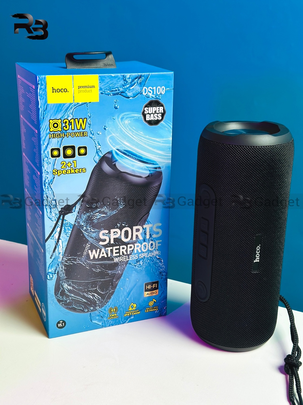 Hoco DS100 Super Bass Waterproof Bluetooth Speaker_img_0
