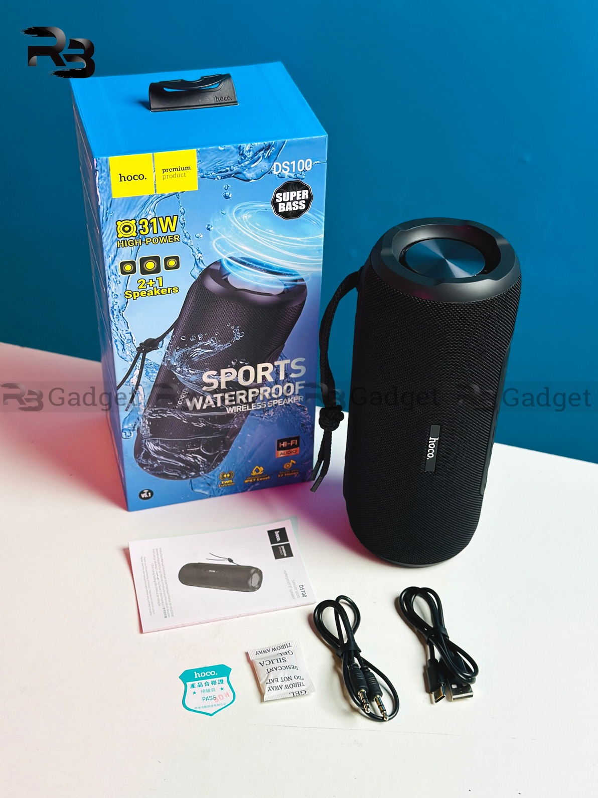 Hoco DS100 Super Bass Waterproof Bluetooth Speaker_img_6