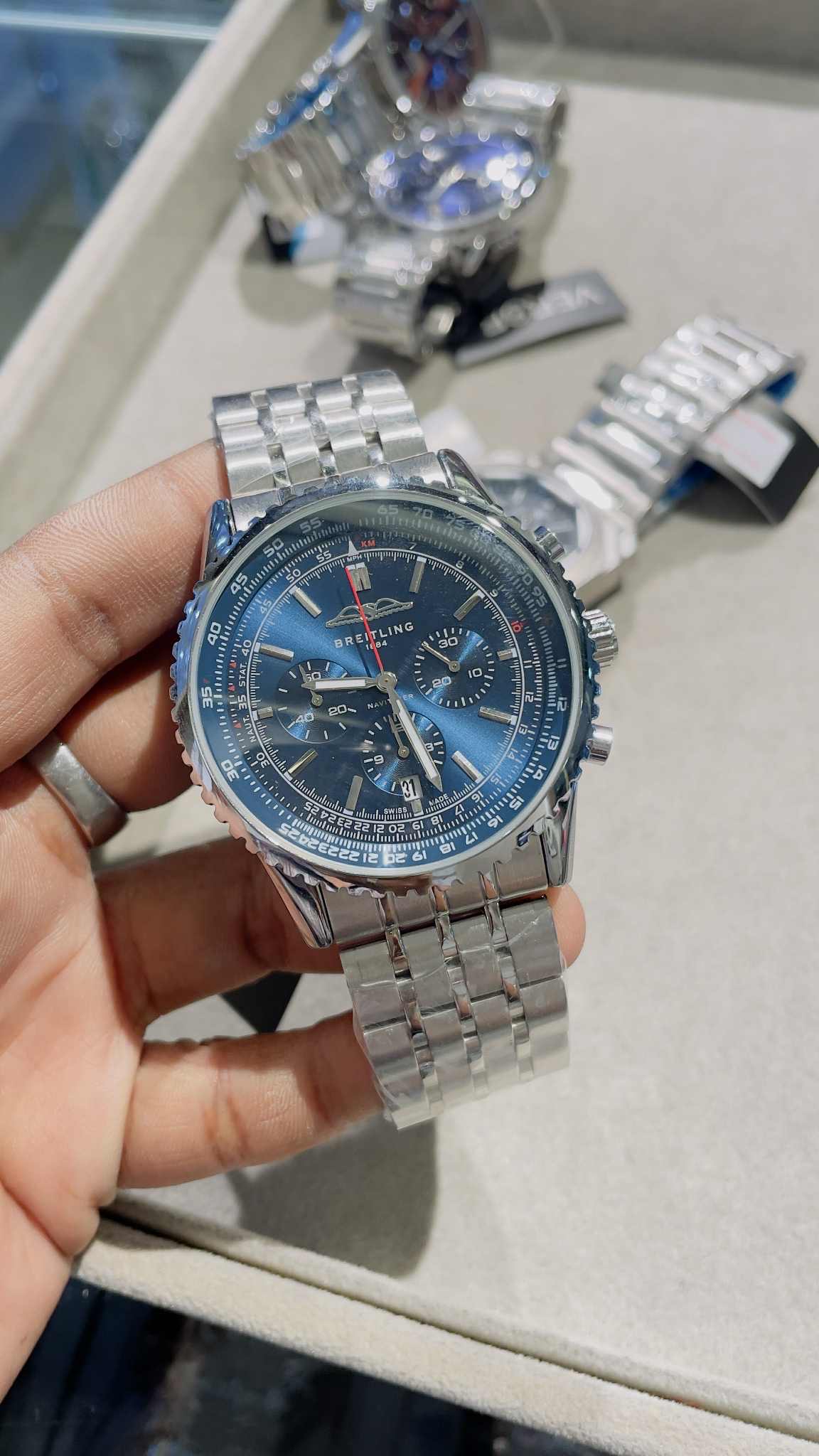 BRIETLING AA BLUE DIAL