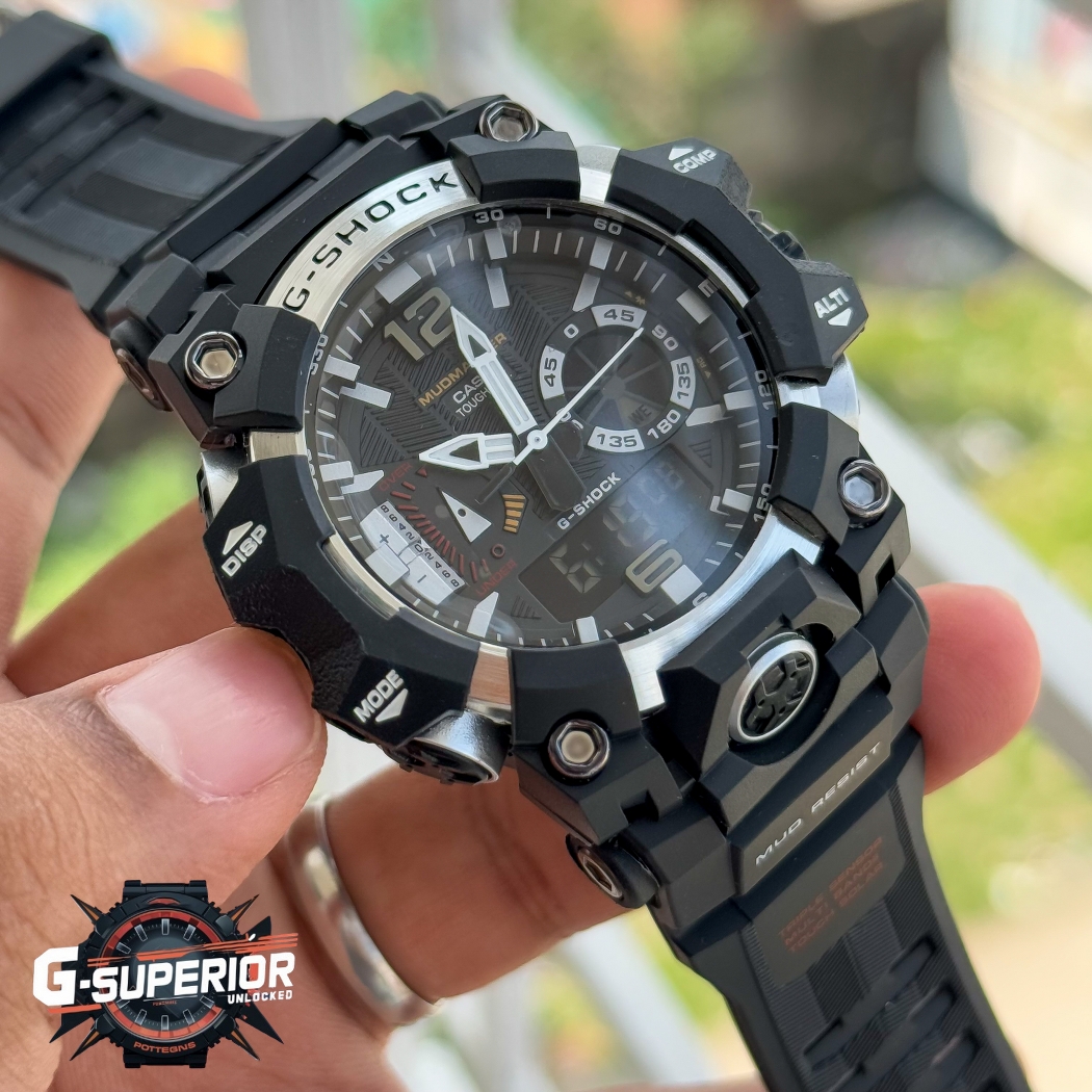 G shock AA grade | Silicon Strap Digitat analog | New Version | black body