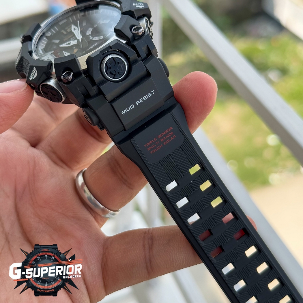 G shock AA grade | Silicon Strap Digitat analog | New Version | black body_img_2