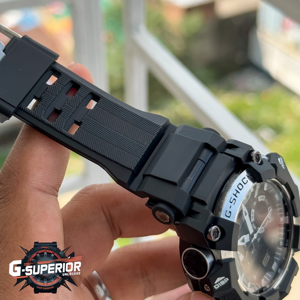 G shock AA grade | Silicon Strap Digitat analog | New Version | black body_img_3