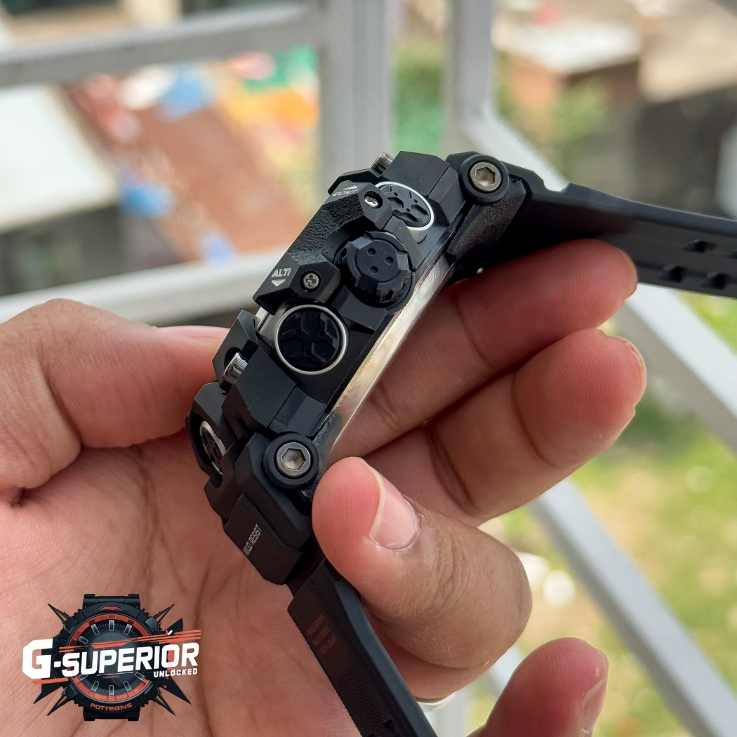 G shock AA grade | Silicon Strap Digitat analog | New Version | black body_img_4