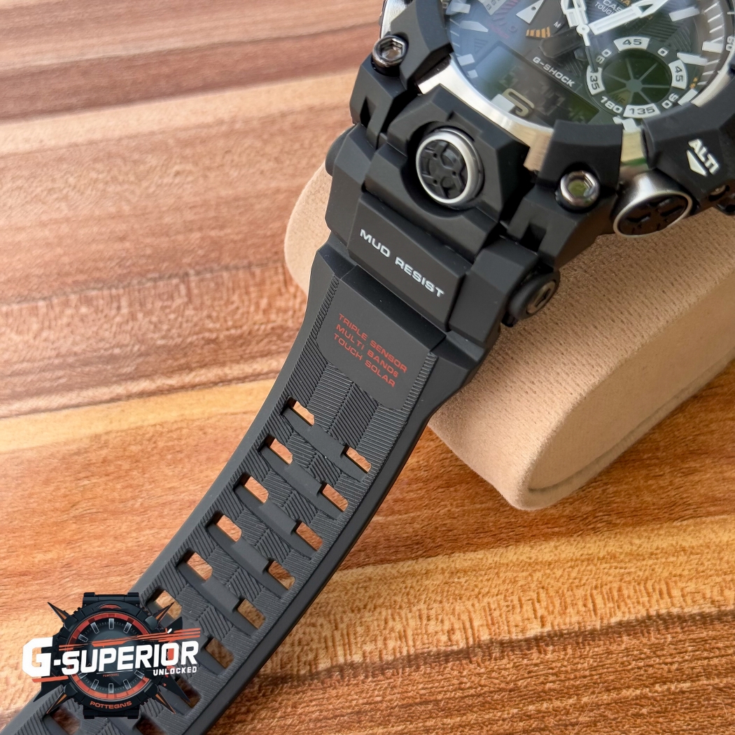 G shock AA grade | Silicon Strap Digitat analog | New Version | black body_img_6