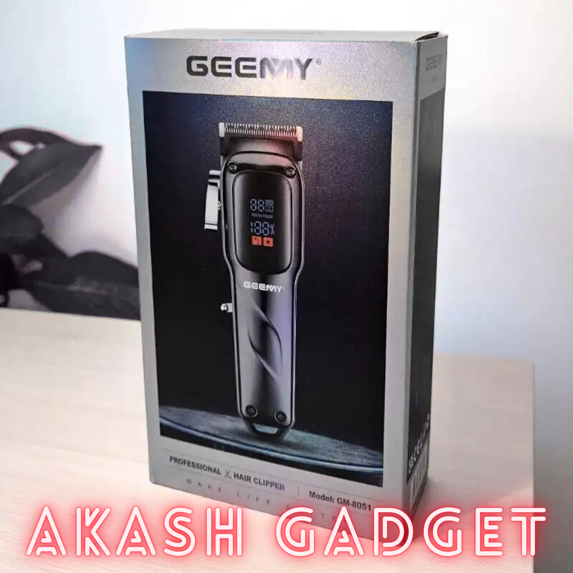 Geemy GM-8051 Rechargeable Professional Hair Clipper For Men_img_10