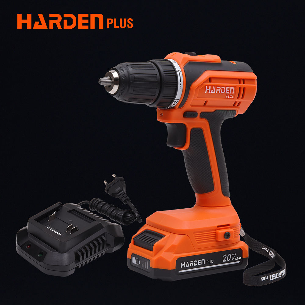 HARDEN 20V Cordless Drill/Driver Kit | 80Nm High Torque | 1-Hour Fast Charger | European Plug | Model: 758220_img_1