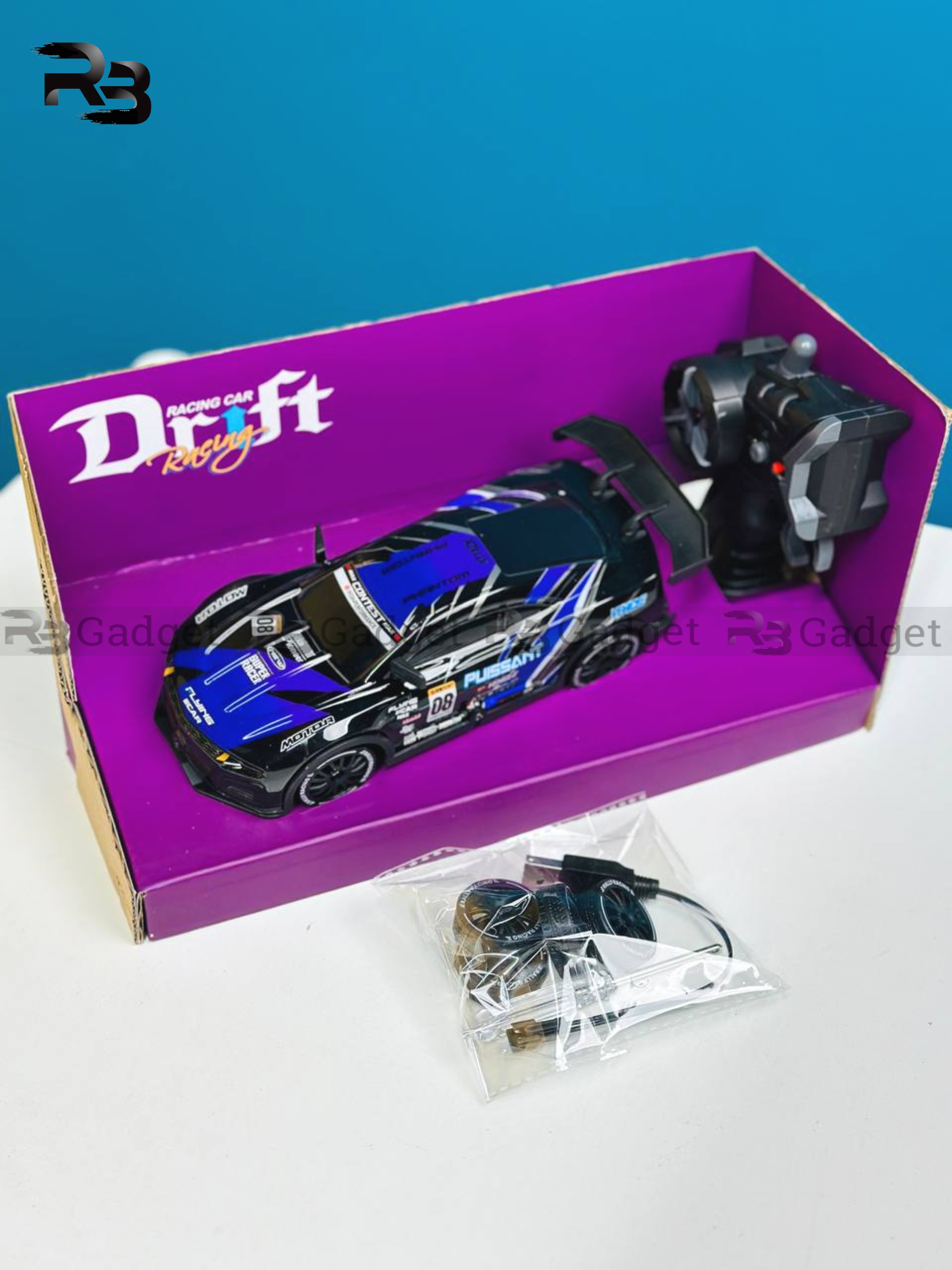 Remote Control Mini RC Drift Car (1: 20) – Phantom Purple_img_0