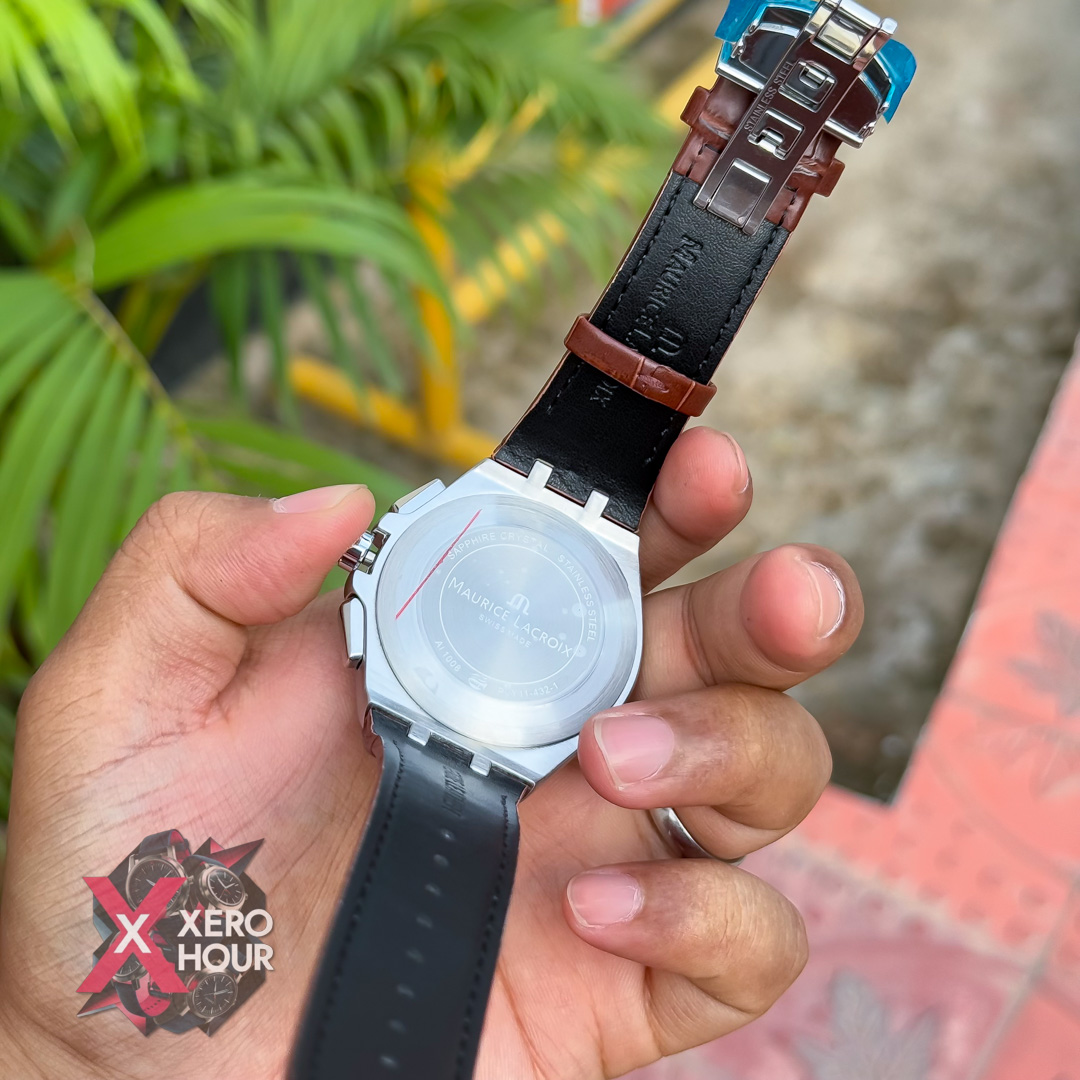 maurice lacroix watch | Chronograph | Leather Belt | AA Grade_img_1