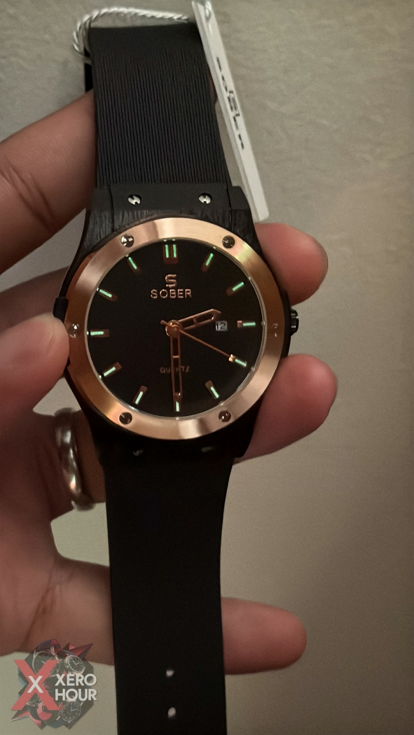 Sober Hublot Style | Original watch | Quartz movement | Rose Gold_img_8