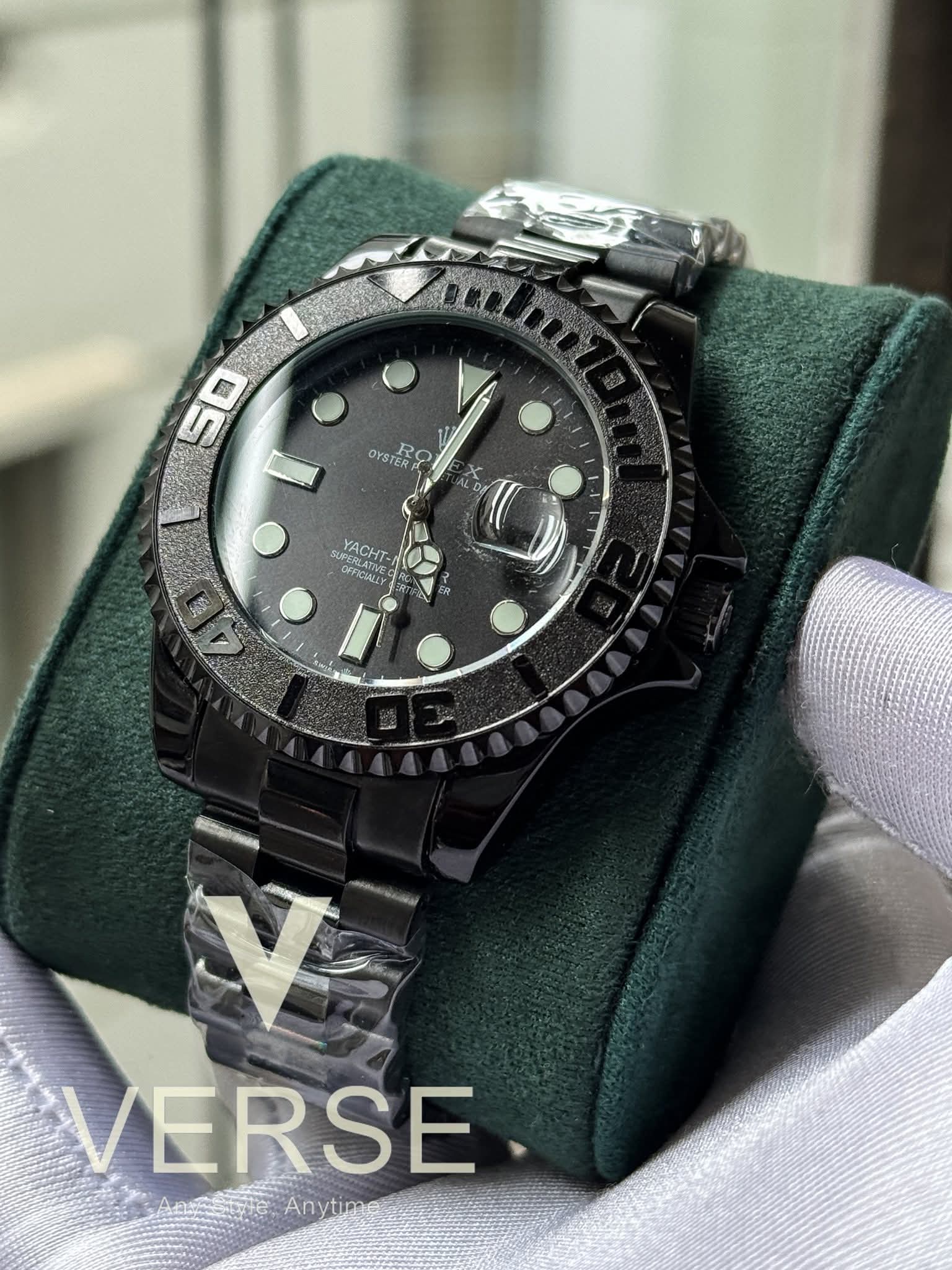 Rolex Yacht Master chain sweep full black