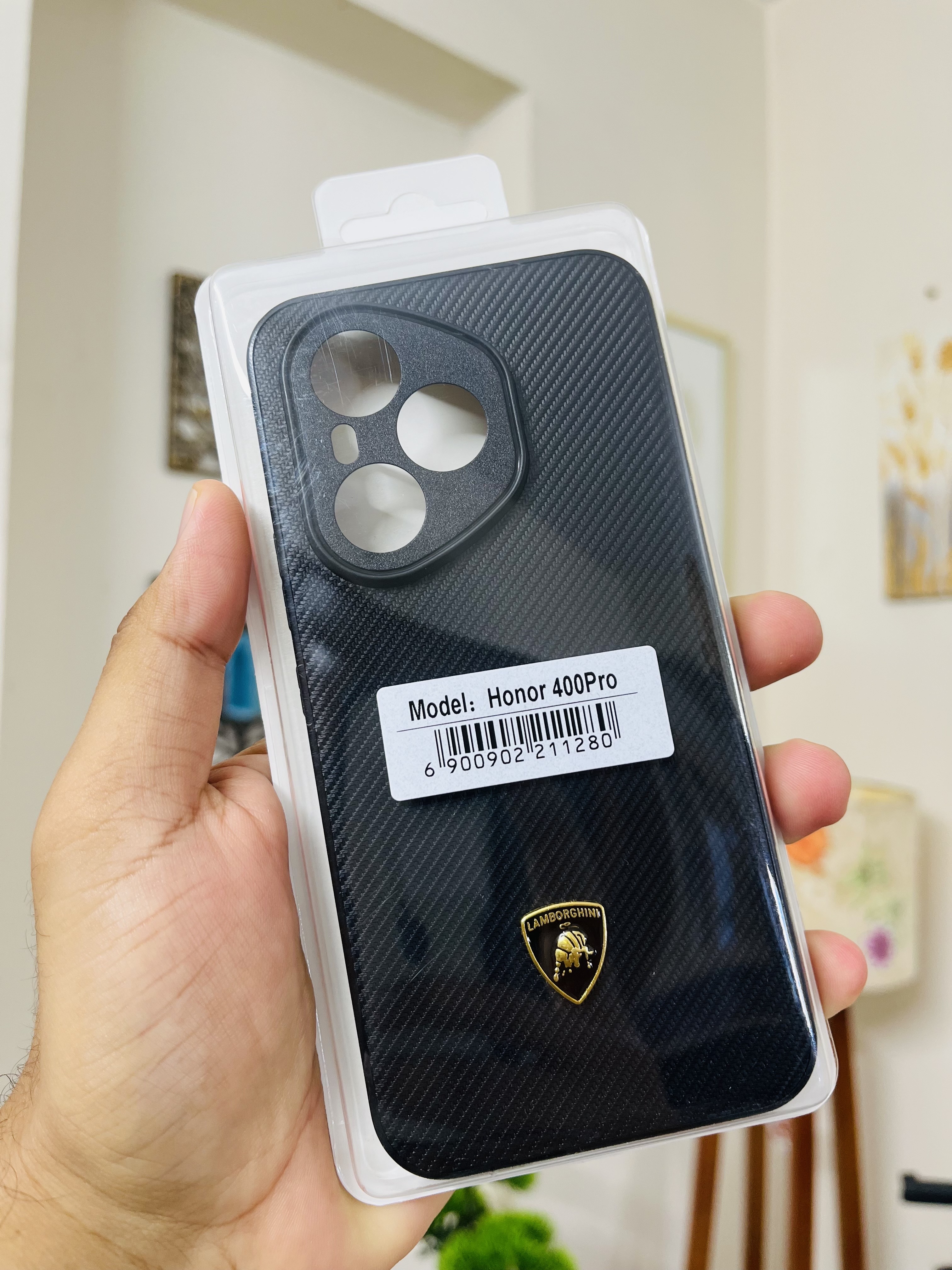 Honor 400 Pro Global Version Back Cover Carbon Fiber Premium Case