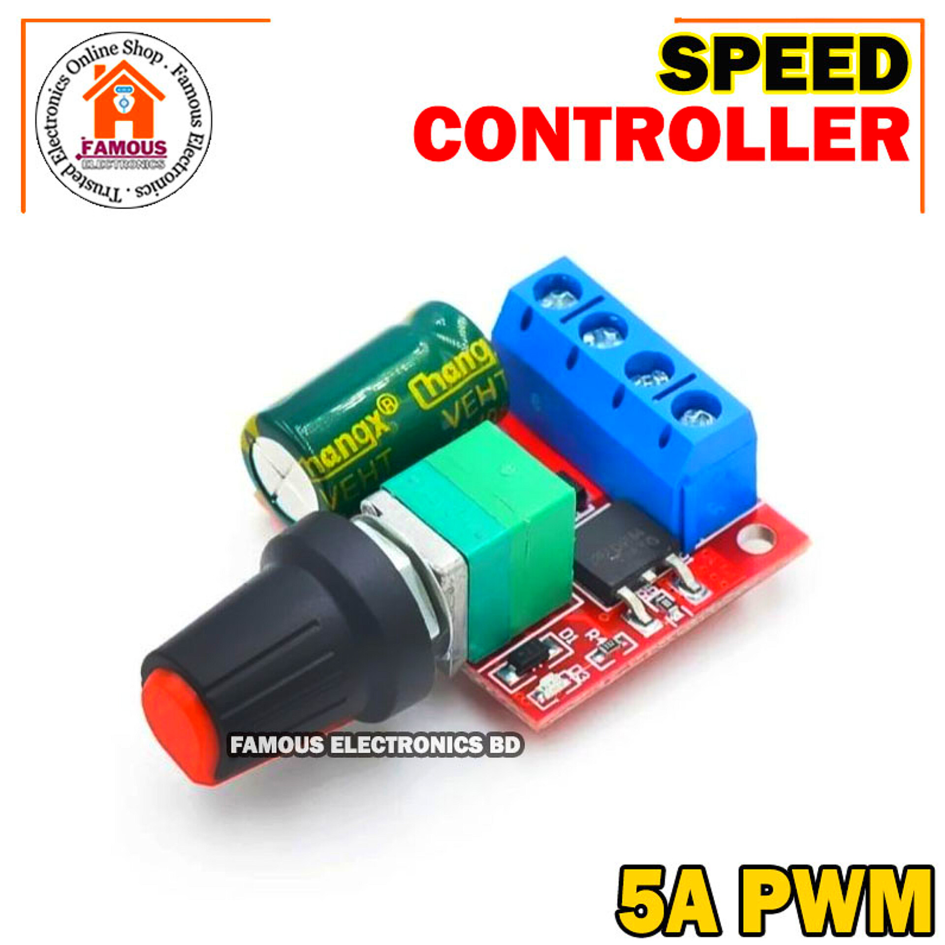 DC-DC 4.5V-35V 5A 90W PWM DC Motor Speed Controller Module Speed Regulator Control Adjust Board Switch 12V 24V PN35-1PCS_img_0