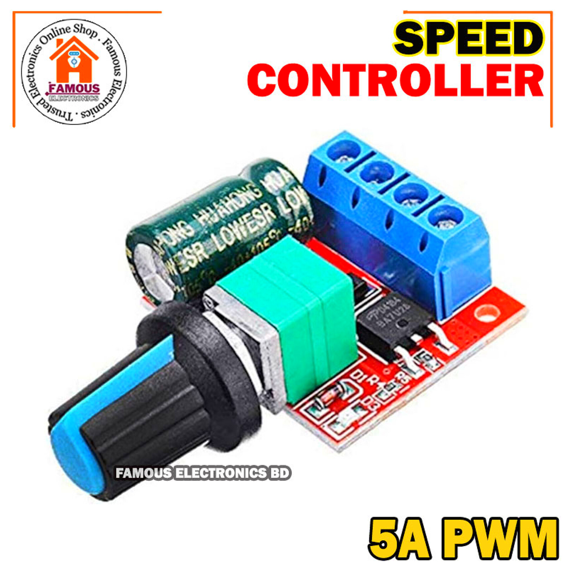 DC-DC 4.5V-35V 5A 90W PWM DC Motor Speed Controller Module Speed Regulator Control Adjust Board Switch 12V 24V PN35-1PCS_img_2