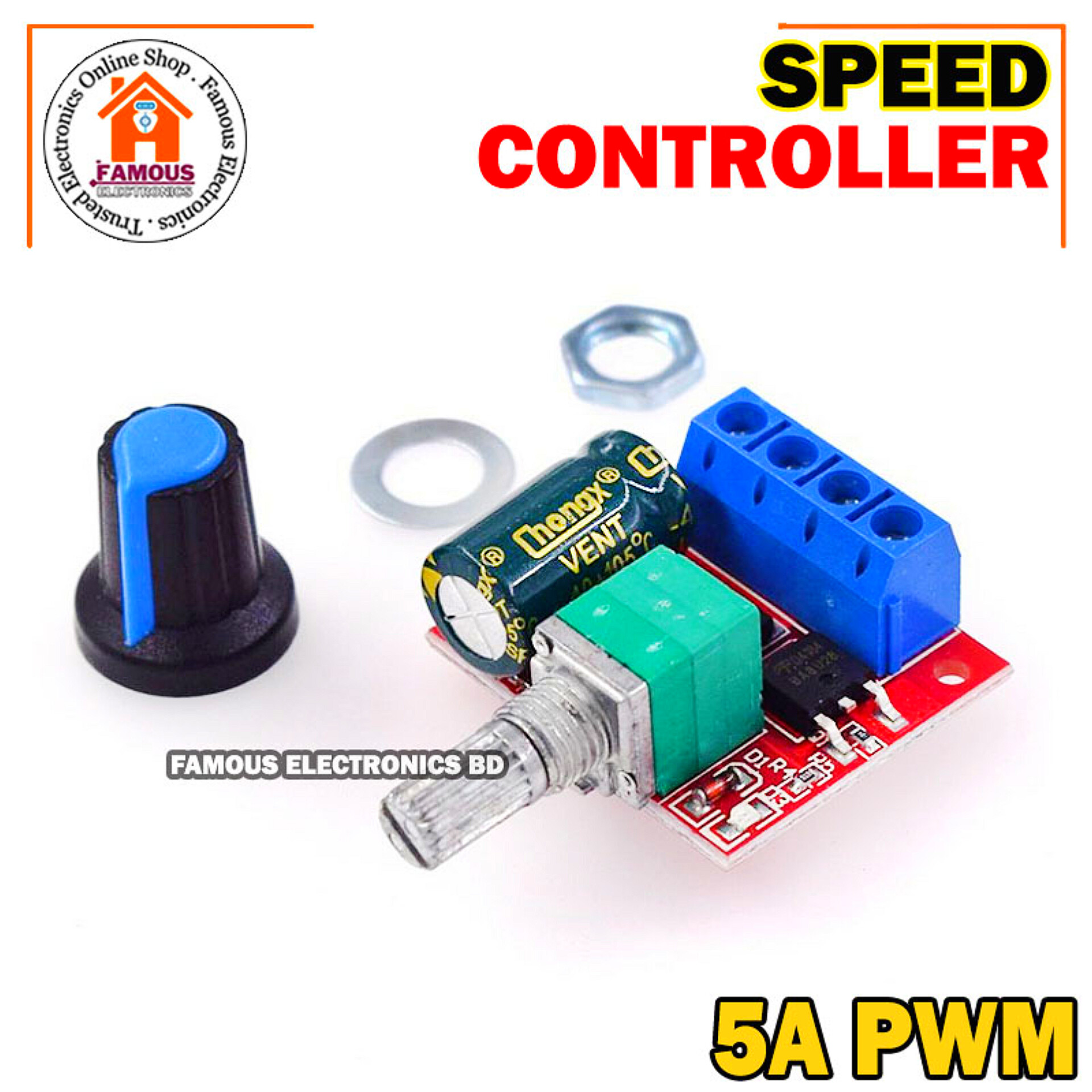 DC-DC 4.5V-35V 5A 90W PWM DC Motor Speed Controller Module Speed Regulator Control Adjust Board Switch 12V 24V PN35-1PCS_img_7